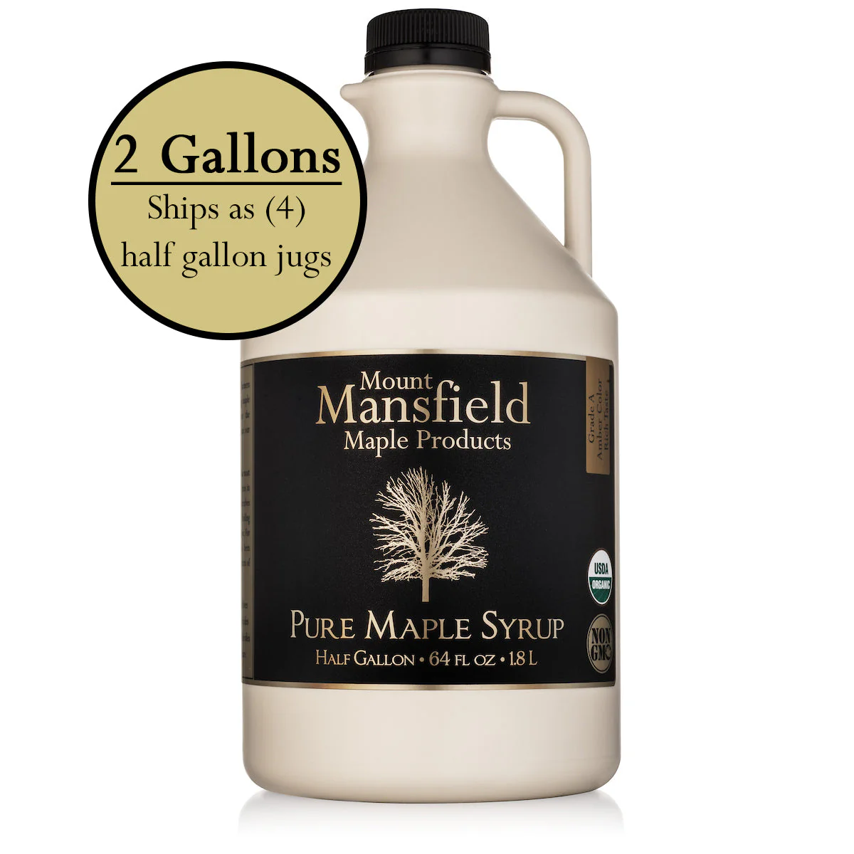 Organic Pure Vermont Maple Syrup- Plastic Jug - Image 7
