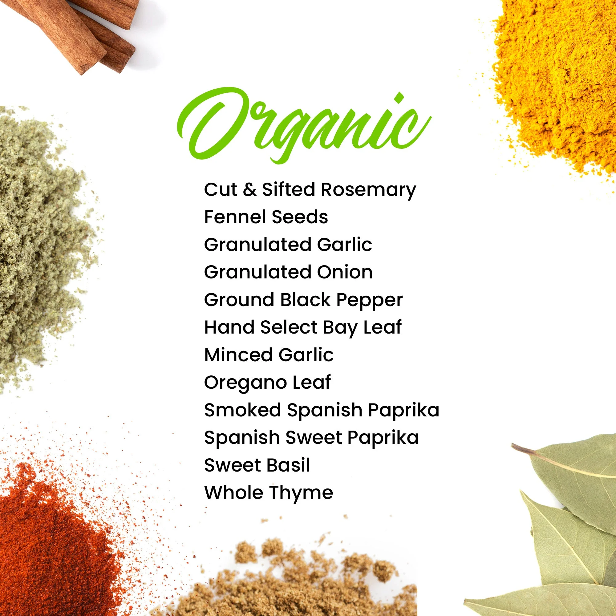 Organic Spice Set - 12 Jars - Image 2
