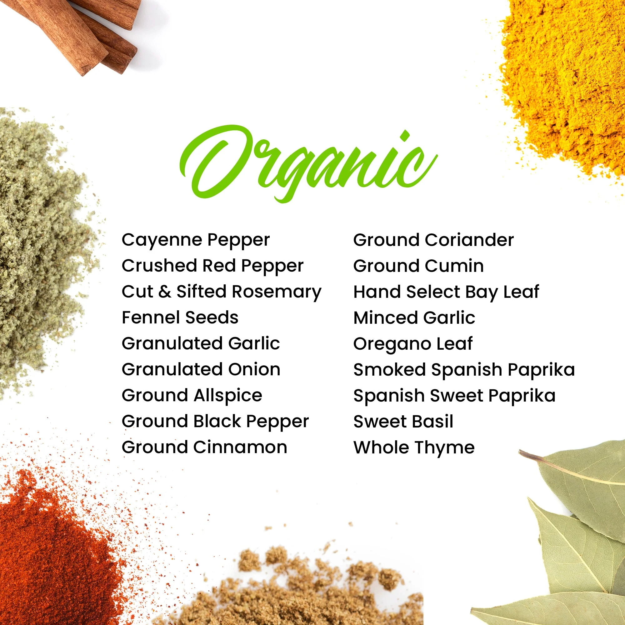 Organic Starter Spice Set - 18 Jars - Image 2
