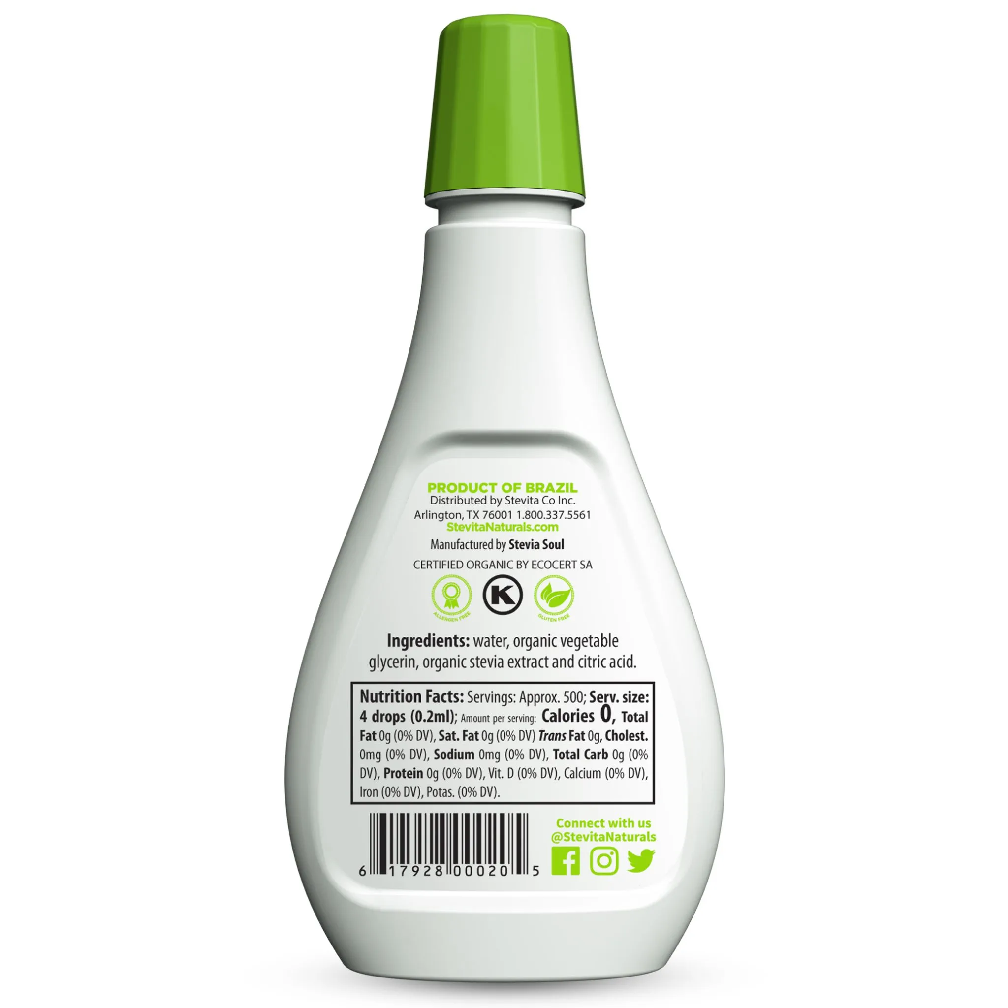 Organic Stevita Drops - Clear Liquid Large 3.3 - Image 3