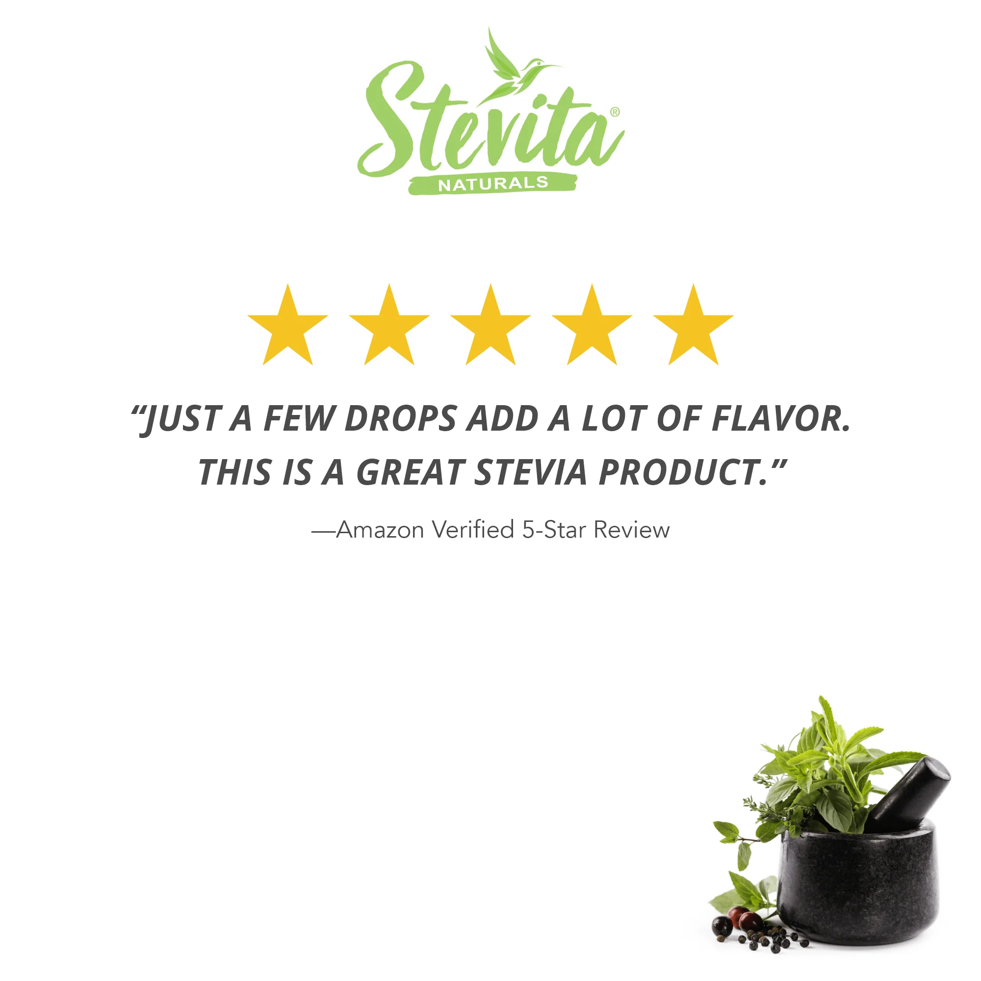 Organic Stevita Drops - Flavors - Natural Vanilla - Image 3