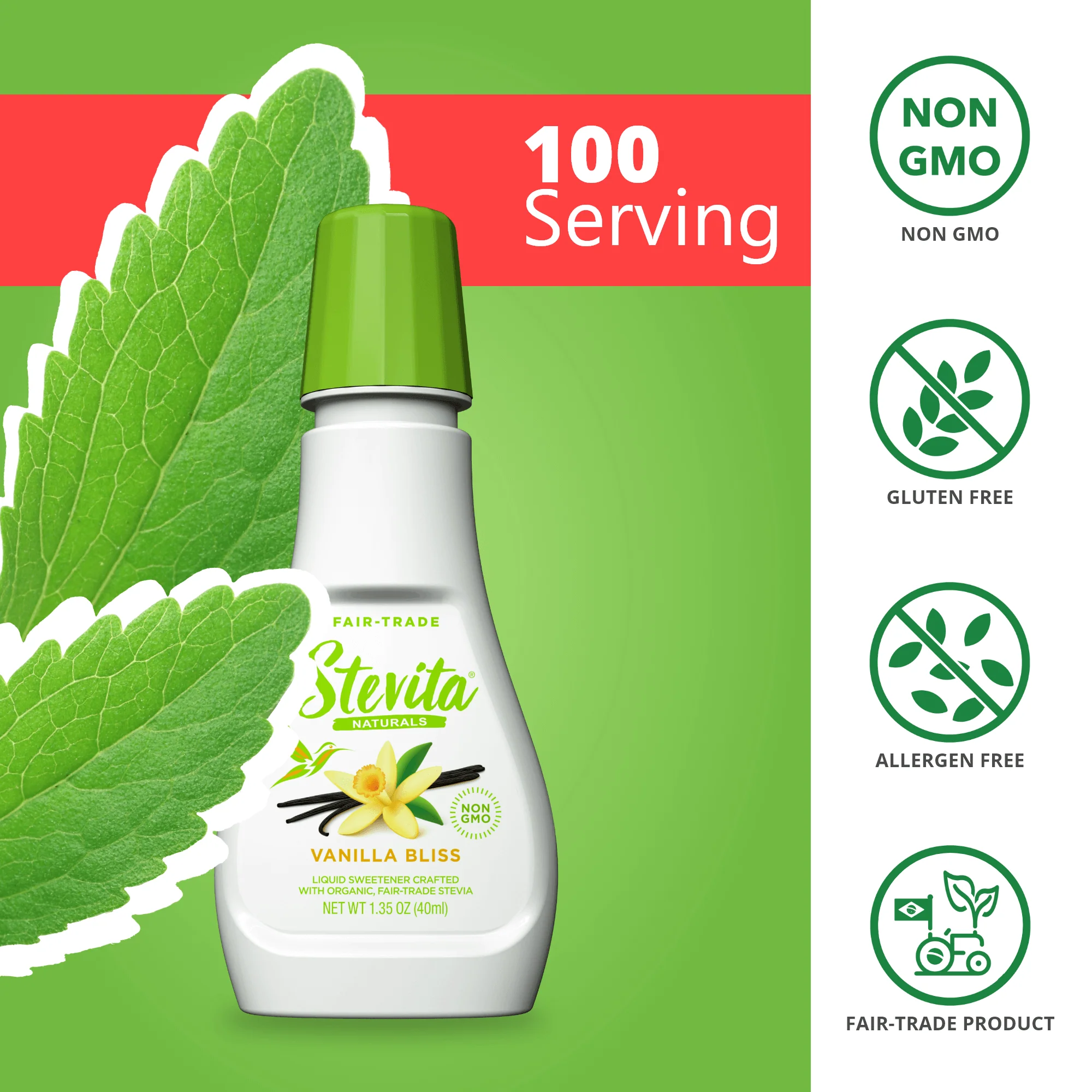 Organic Stevita Drops - Flavors - Natural Vanilla - Image 5