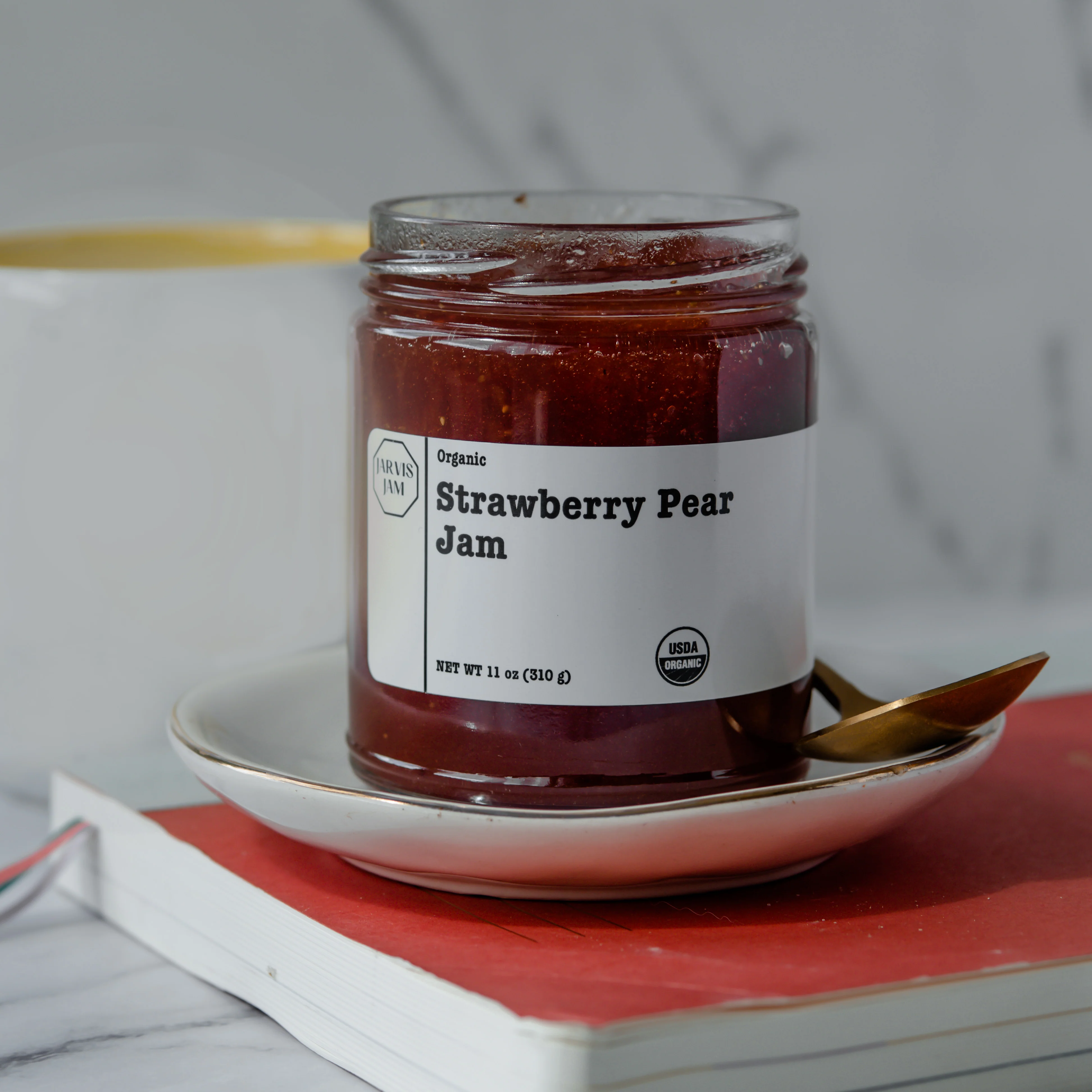 Organic Strawberry Pear Jam - Image 3