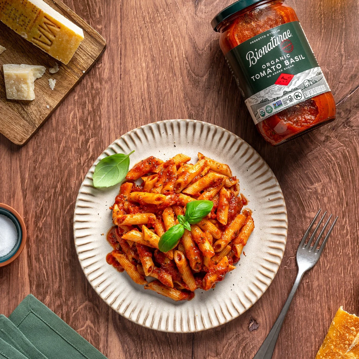 Organic Tomato Basil Pasta Sauce - Image 2