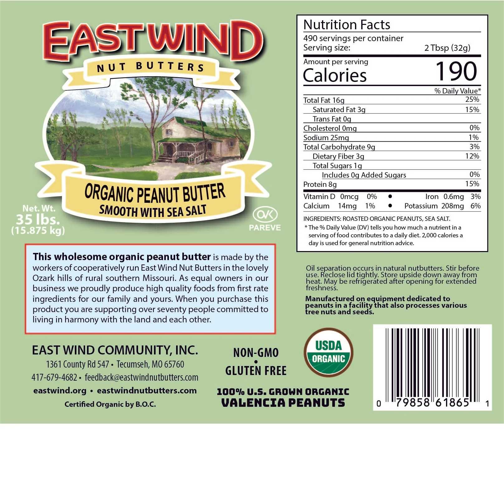 Organic Valencia Peanut Butter- 2 Ingredients or less - Image 4