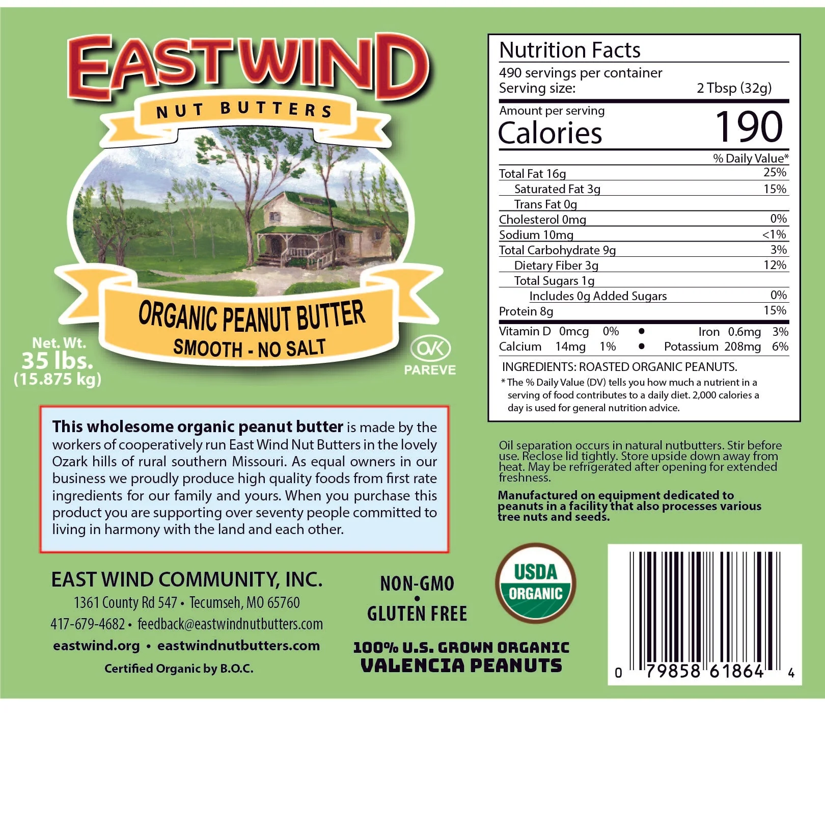 Organic Valencia Peanut Butter- 2 Ingredients or less - Image 5