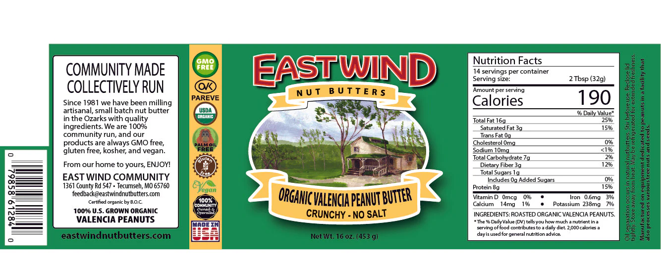 Organic Valencia Peanut Butter- 2 Ingredients or less - Image 7