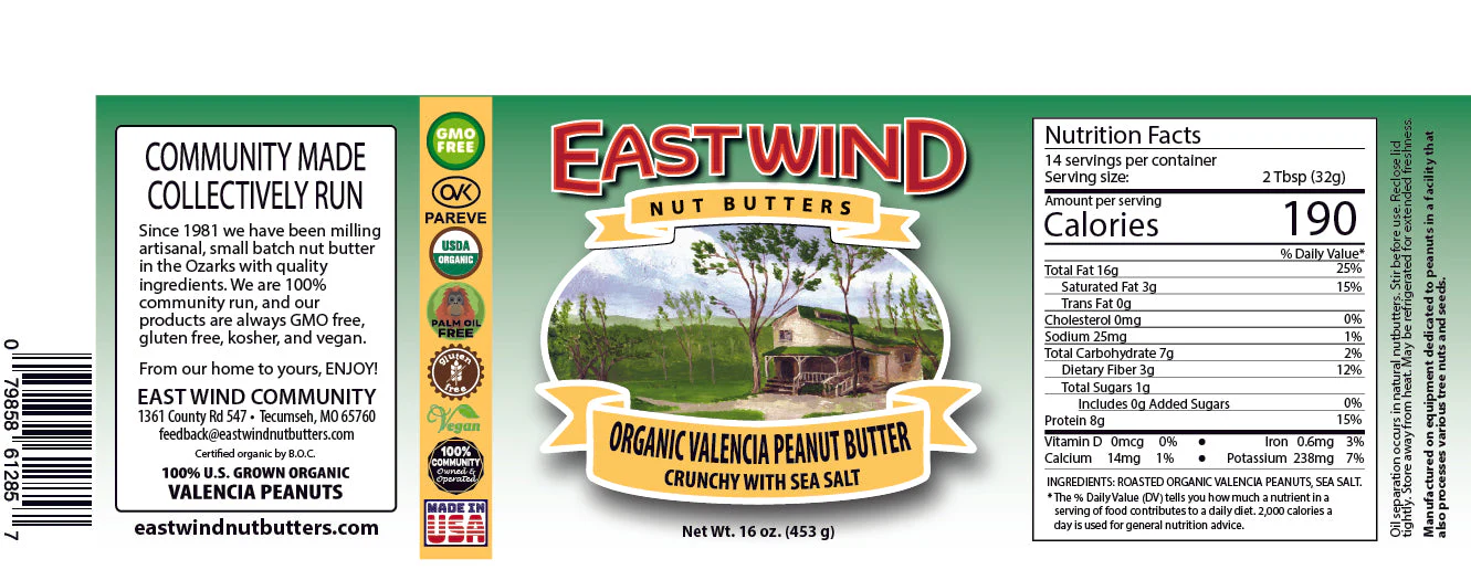 Organic Valencia Peanut Butter- 2 Ingredients or less - Image 8