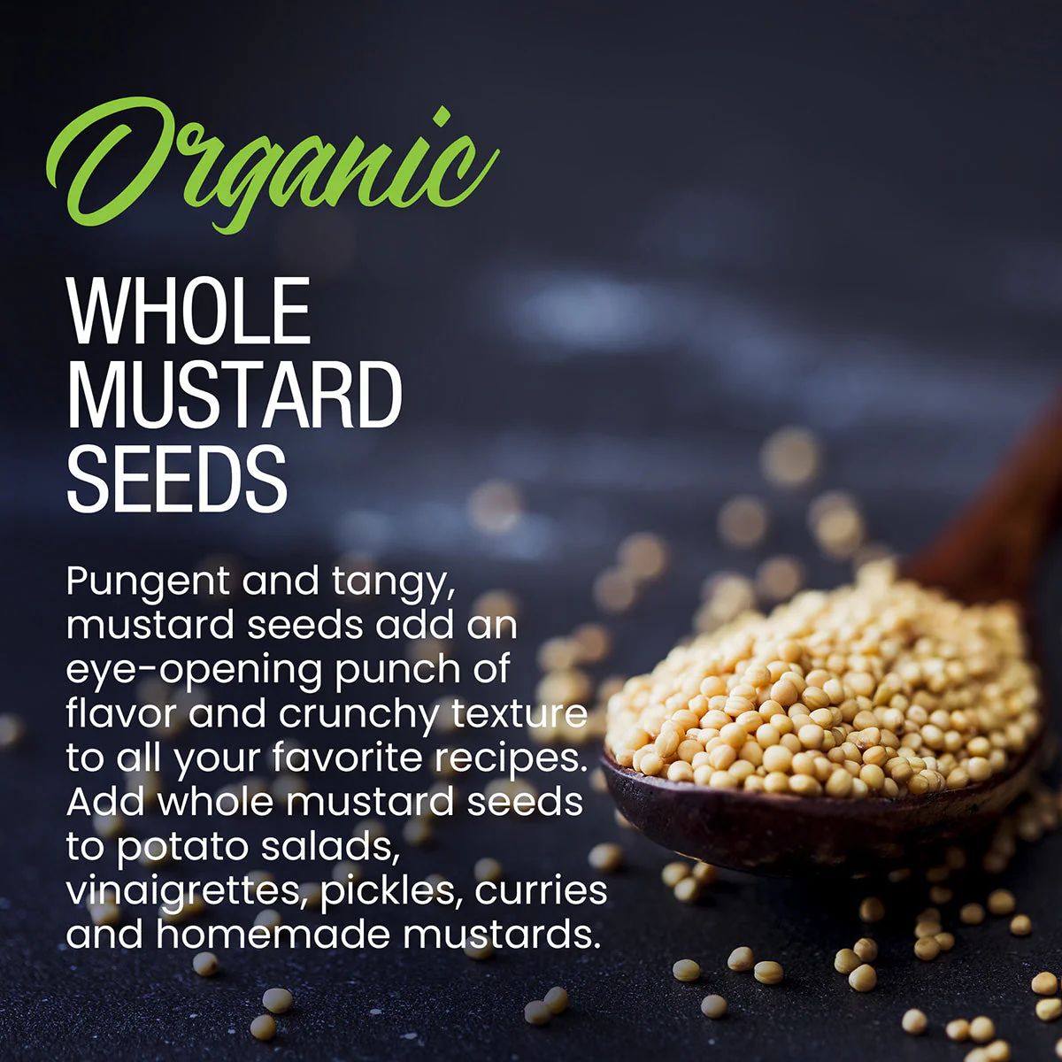 Organic Whole Mustard Seeds - Image 4