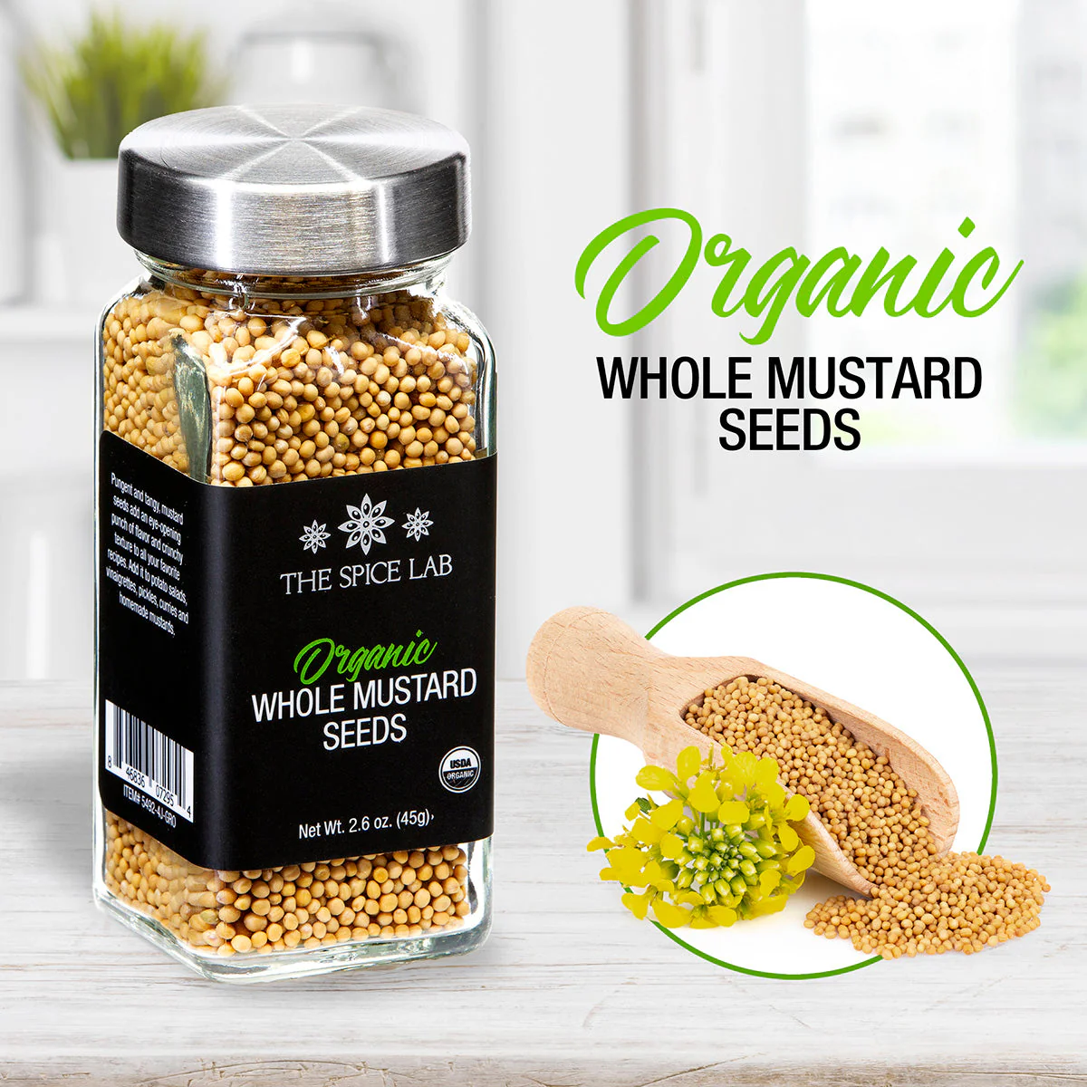 Organic Whole Mustard Seeds - Image 6