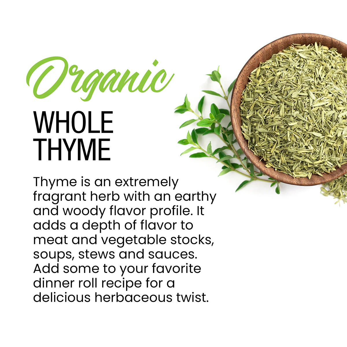 Organic Whole Thyme - Image 5