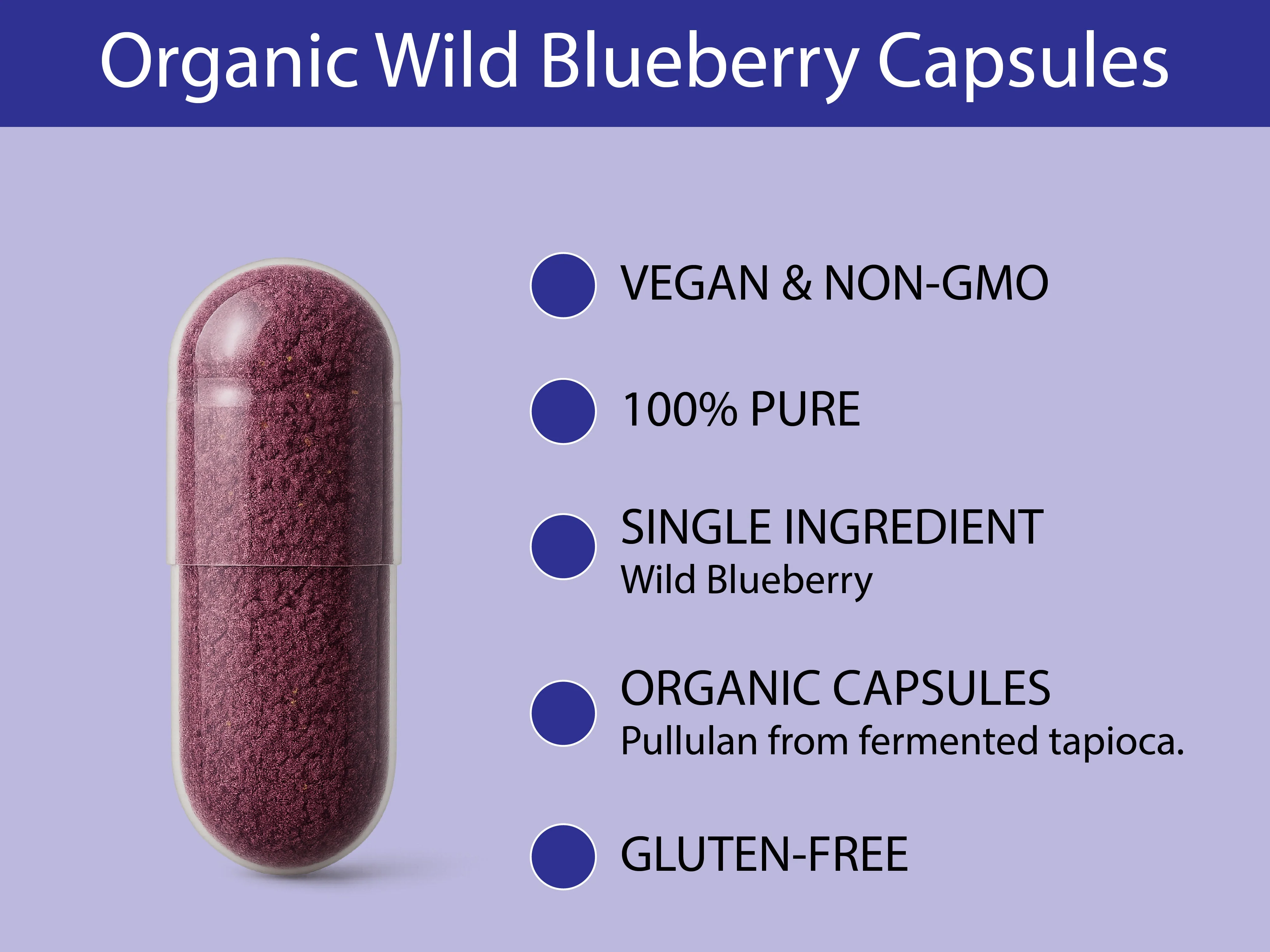 Organic Wild Blueberry Capsules - Image 4