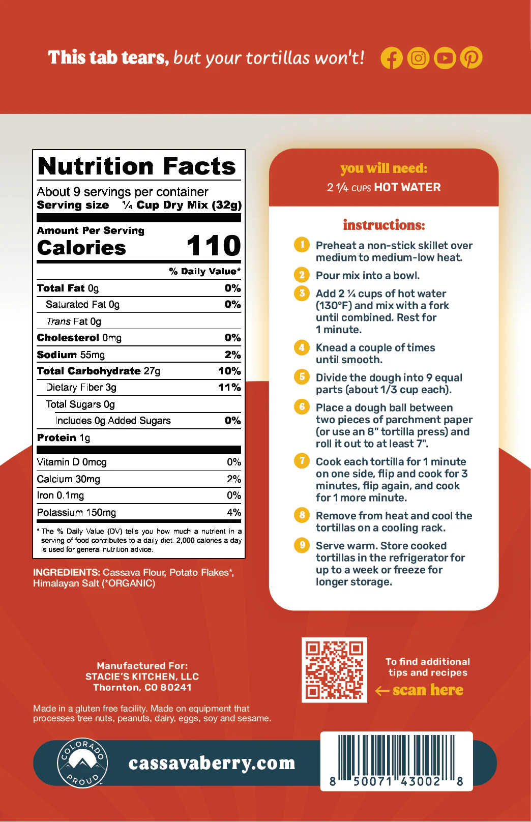 Gluten-Free & Grain-Free Tortilla Mix - Image 3