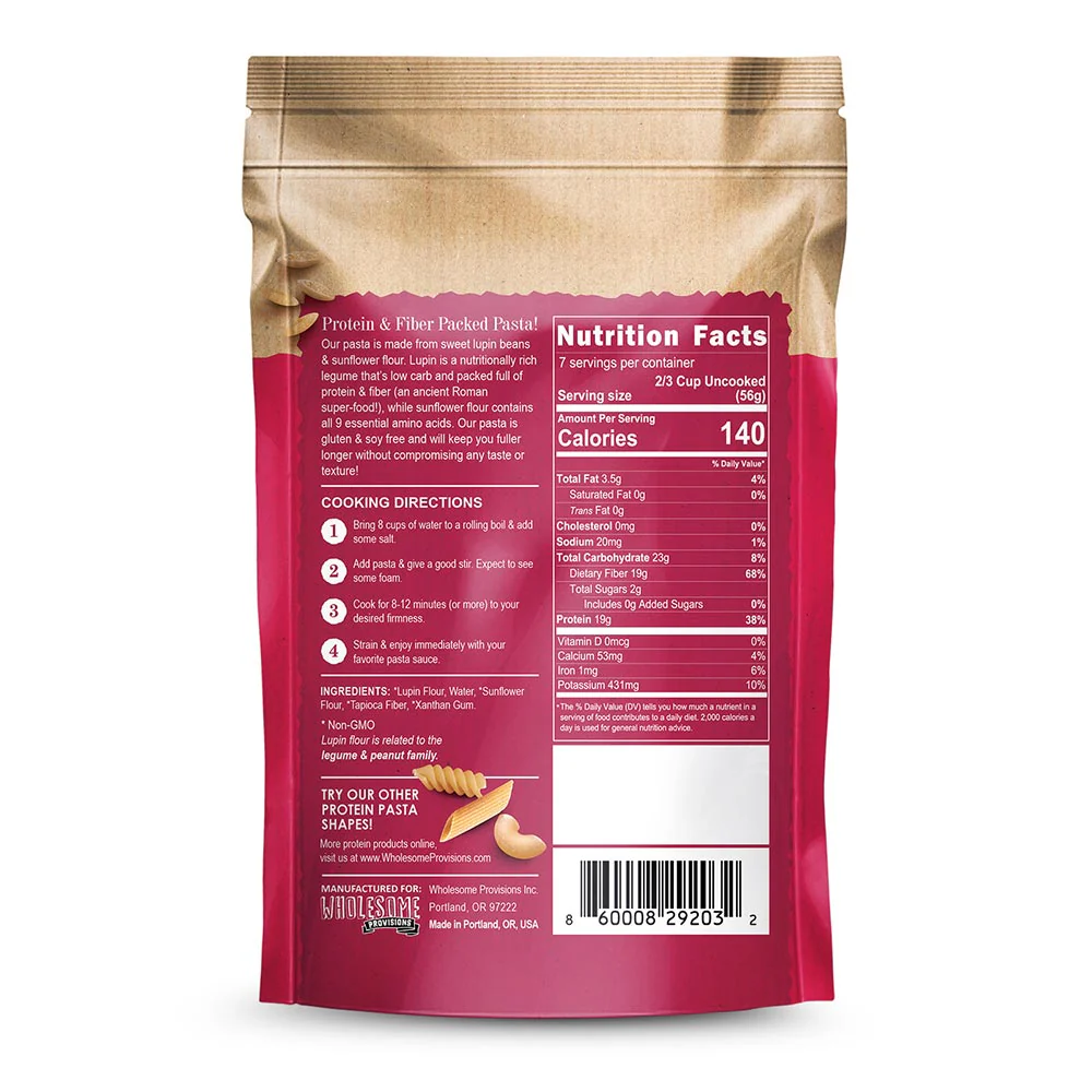 Orzo Protein Pasta - 19g Protein & 4g Net Carb, Keto Rice, Keto Pasta, Gluten Free (Large 14 oz. Fill) - Image 5