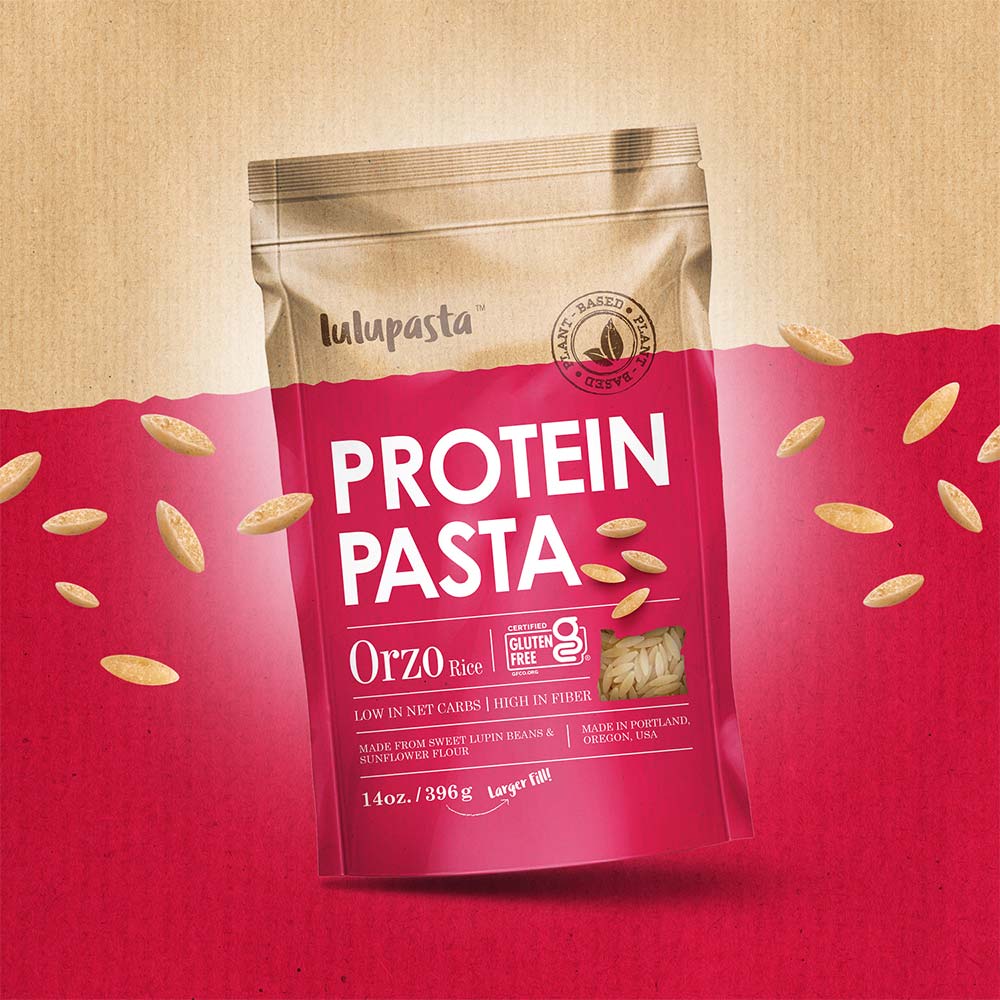 Orzo Protein Pasta - 19g Protein & 4g Net Carb, Keto Rice, Keto Pasta, Gluten Free (Large 14 oz. Fill) - Image 6