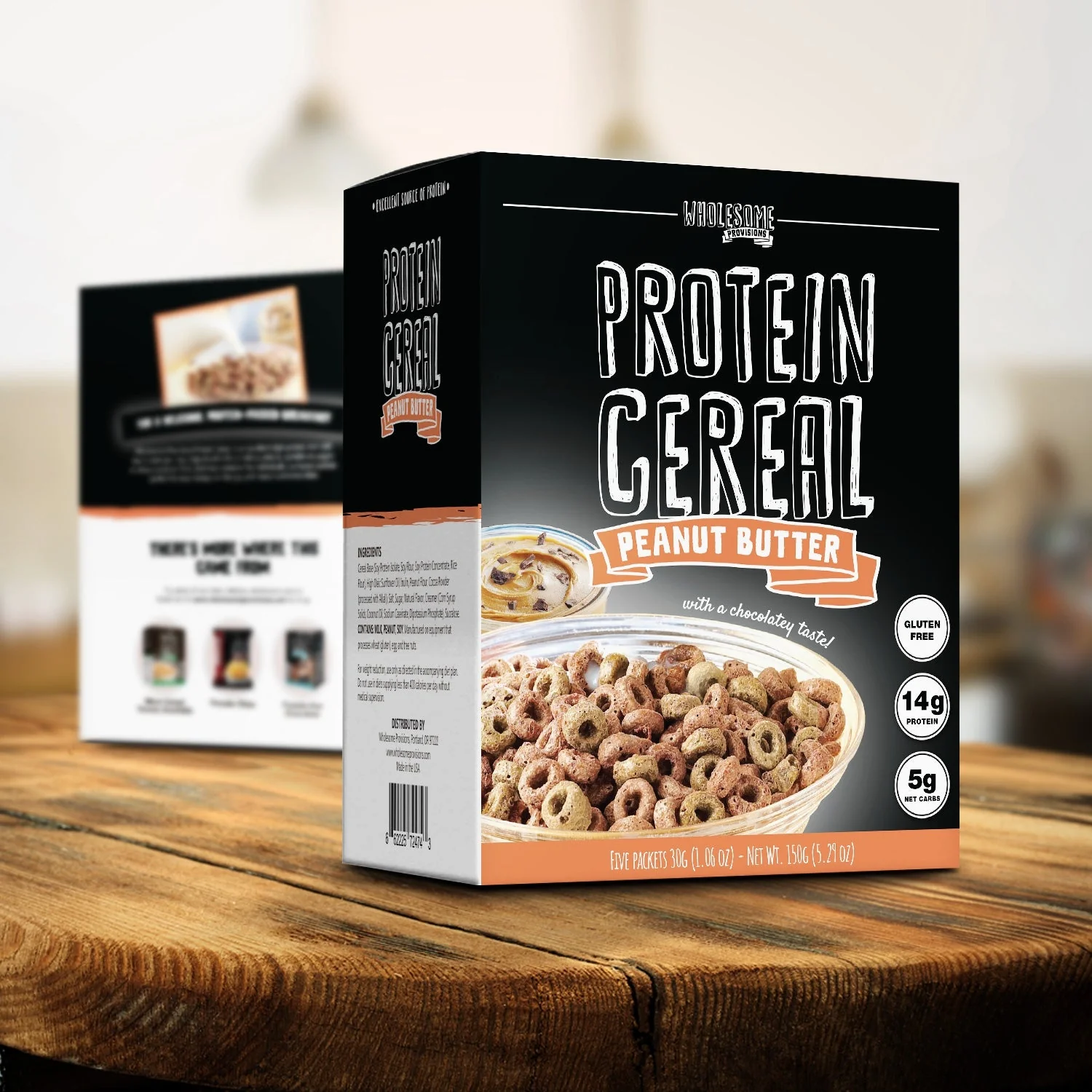 Peanut Butter Protein Cereal - High Protein & Fiber, Low Carb - Image 3