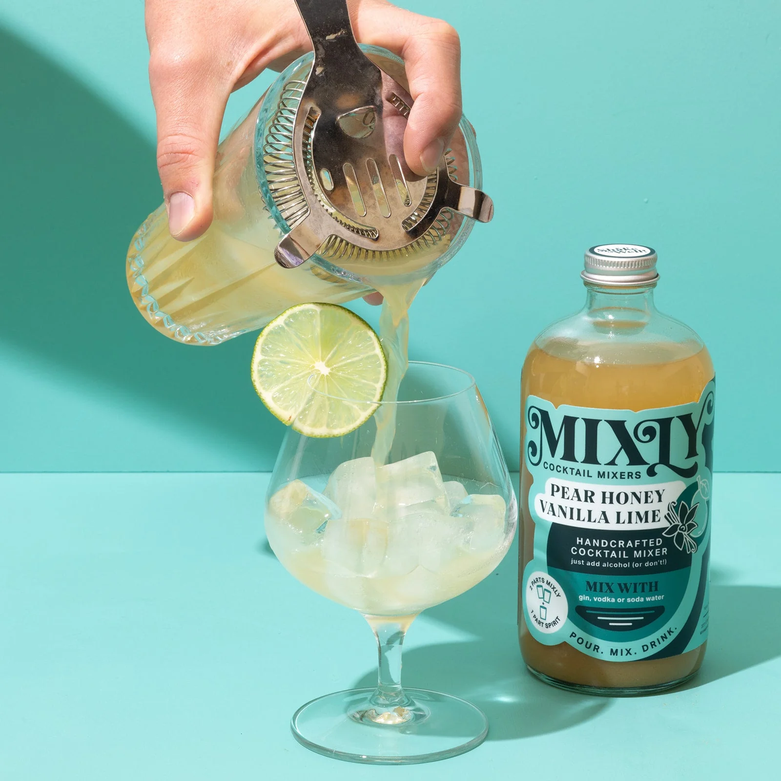 Pear Honey Vanilla Lime - Mule Cocktail & Mocktail Mixer - Image 3