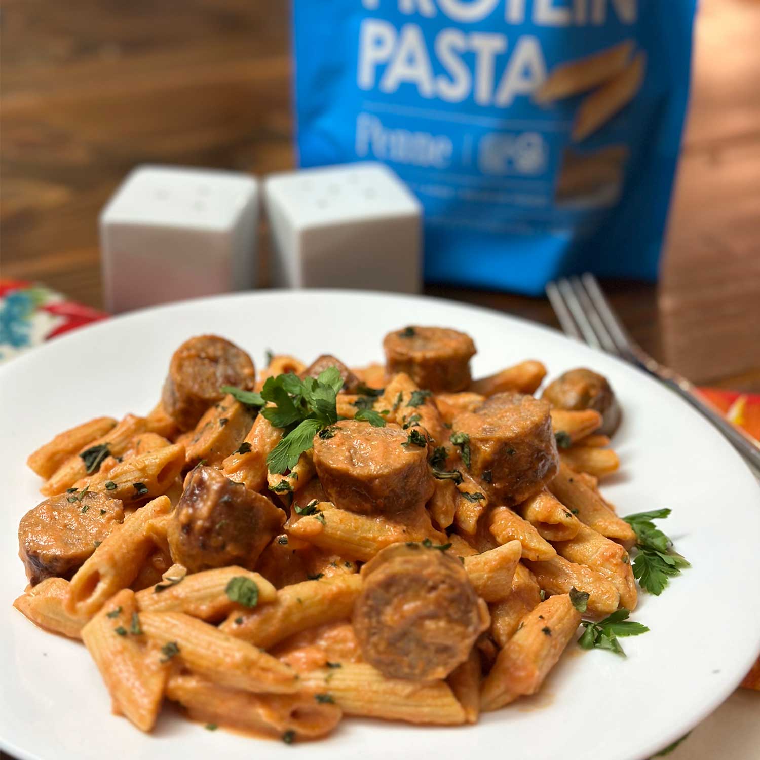 Penne Protein Pasta - 19g Protein & 4g Net Carb, Lupin Pasta, Keto Pasta, Gluten Free, 8 oz. - Image 4