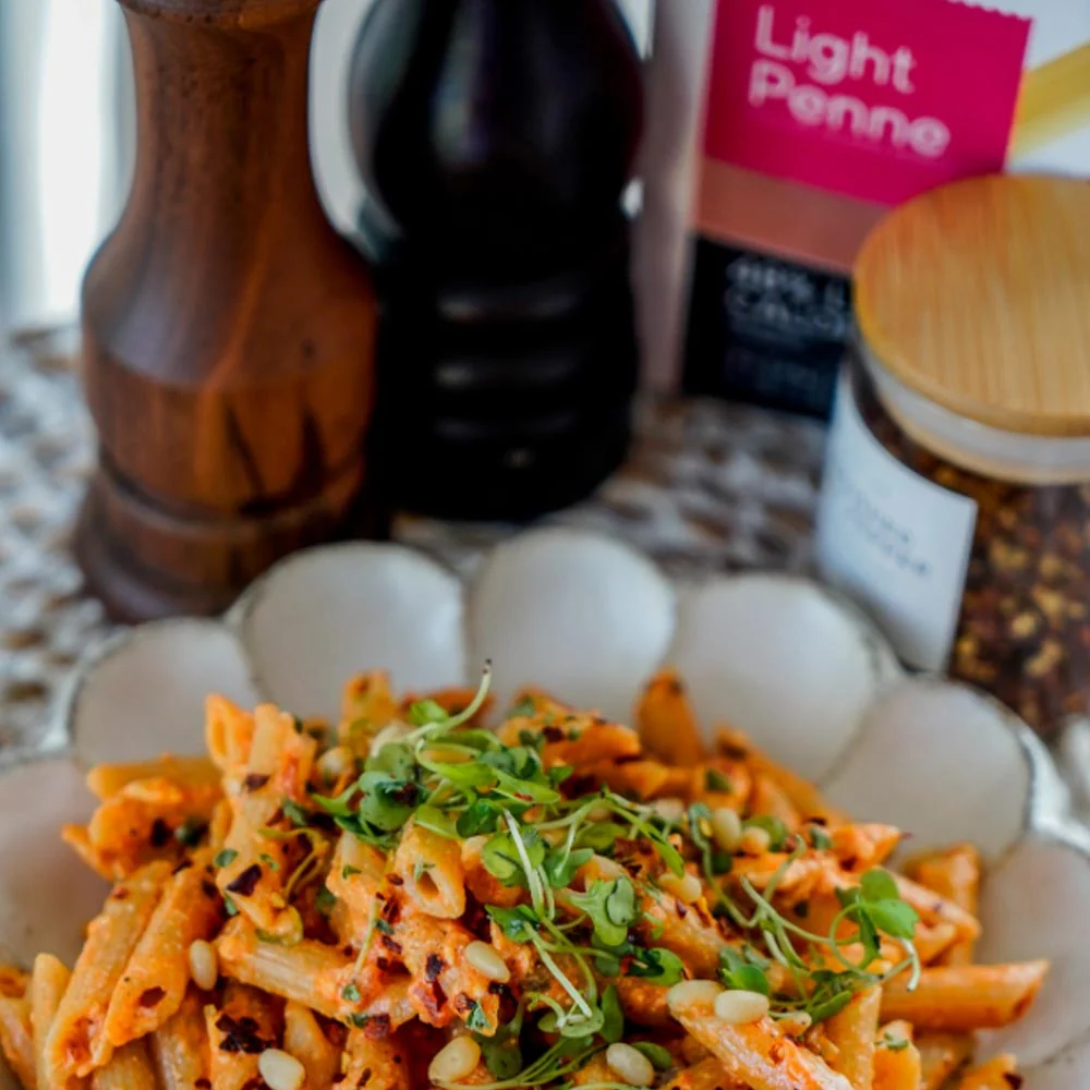 Penne Shaped High Fiber Pasta - Protein Packed, Non GMO, Vegan, Low Calorie - Image 3