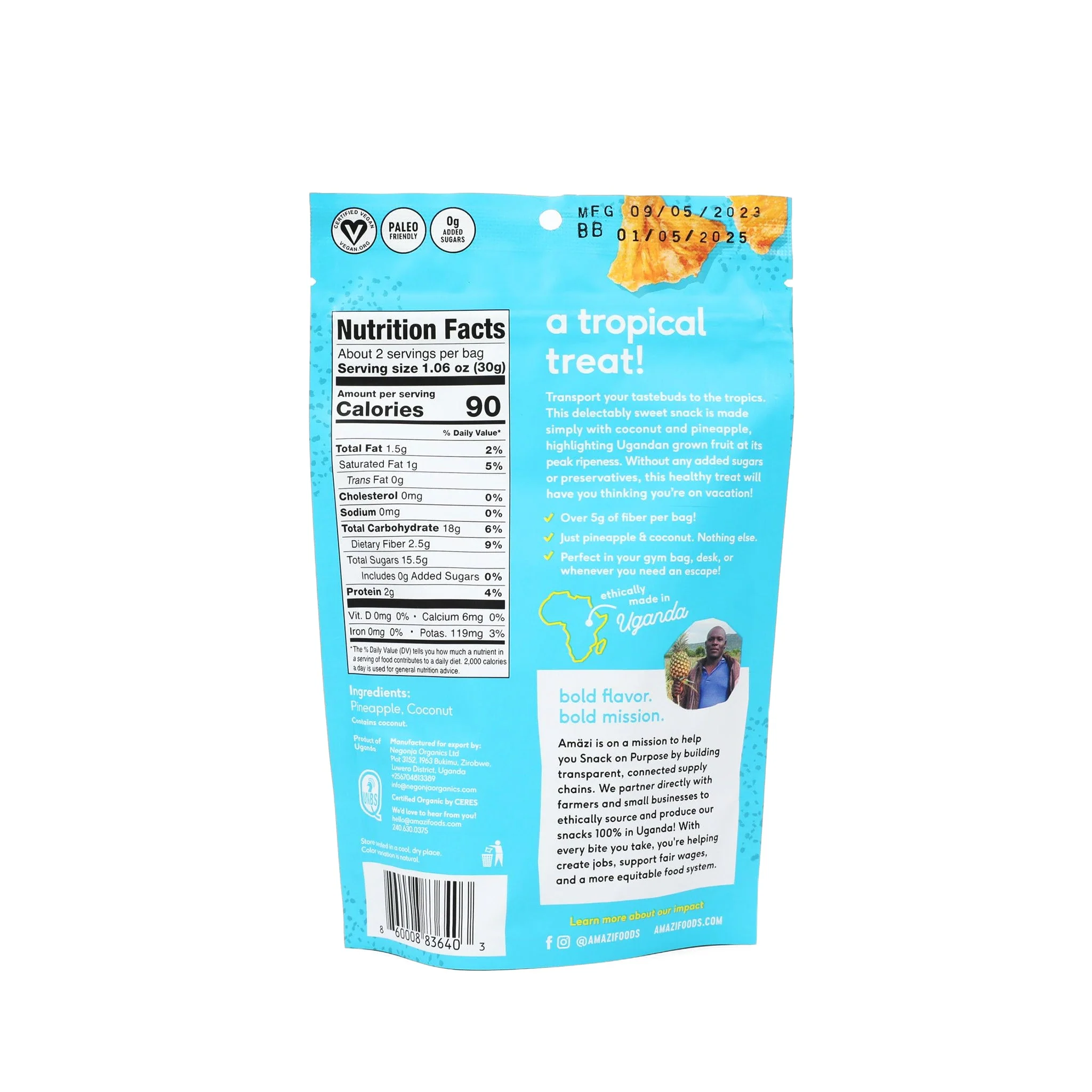 Piña Colada Dried Pineapple - 6 Pack - Image 5