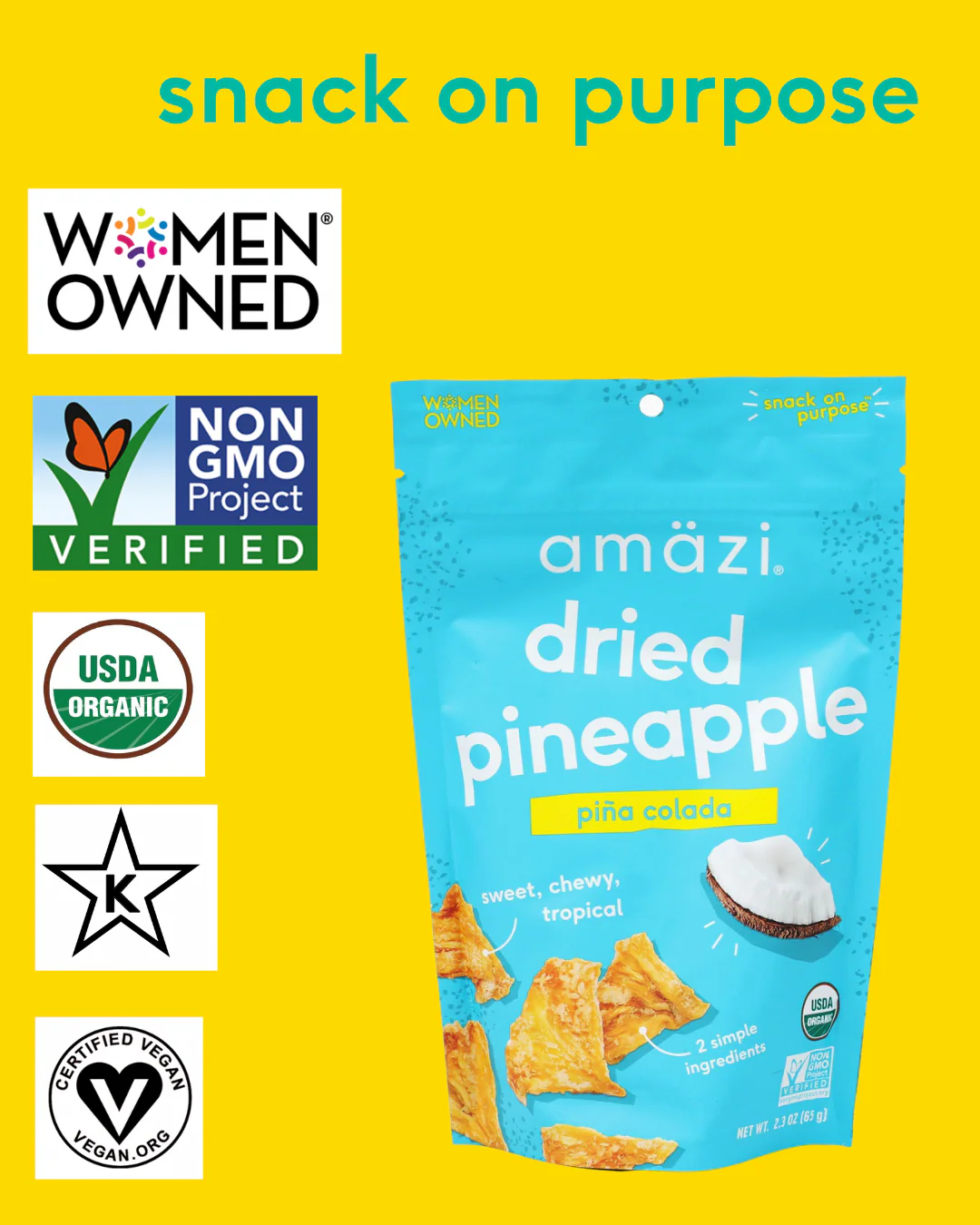 Piña Colada Dried Pineapple - 6 Pack - Image 7