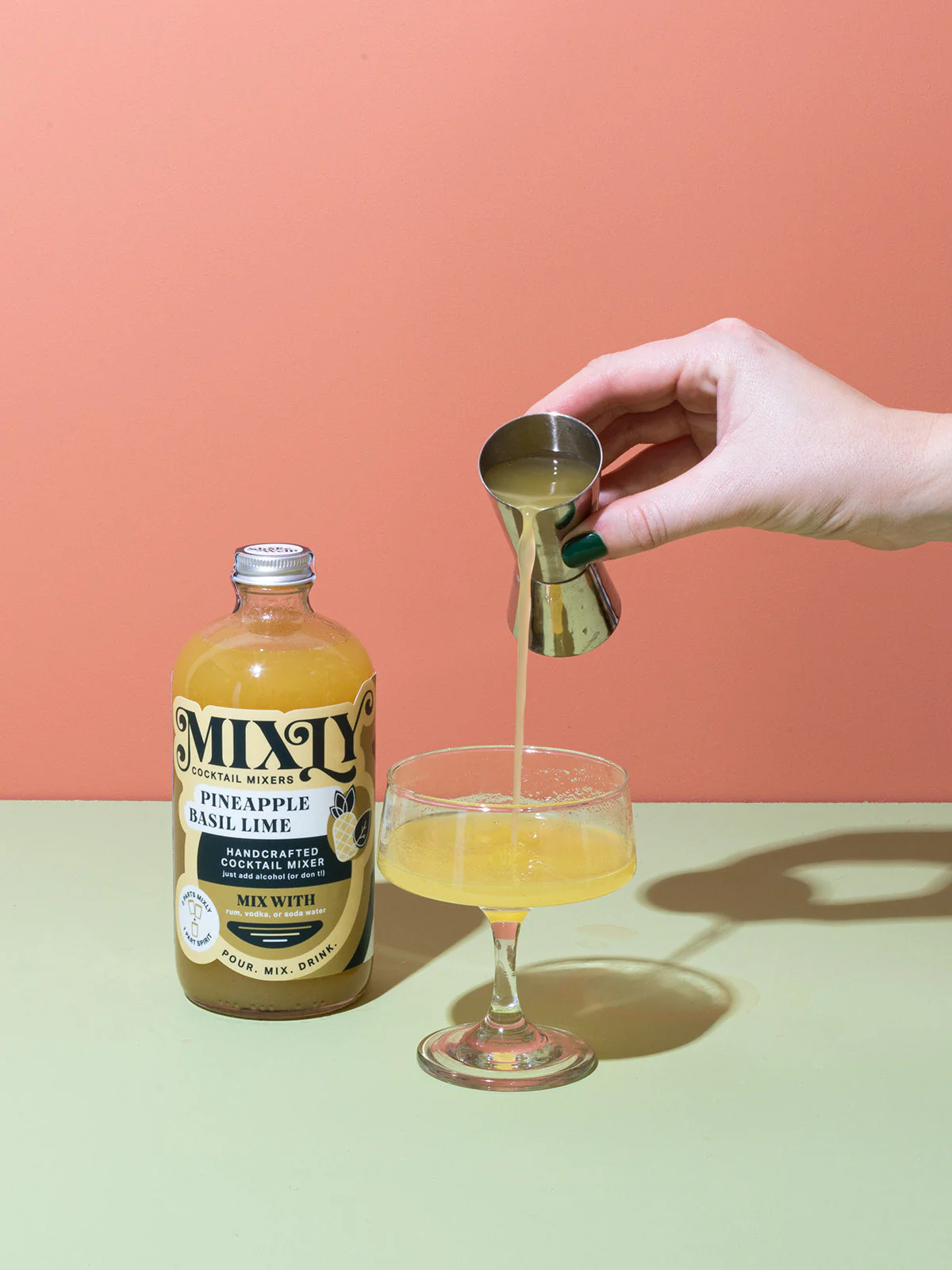 Pineapple Basil Lime - Daiquiri Cocktail & Mocktail Mixer - Image 2