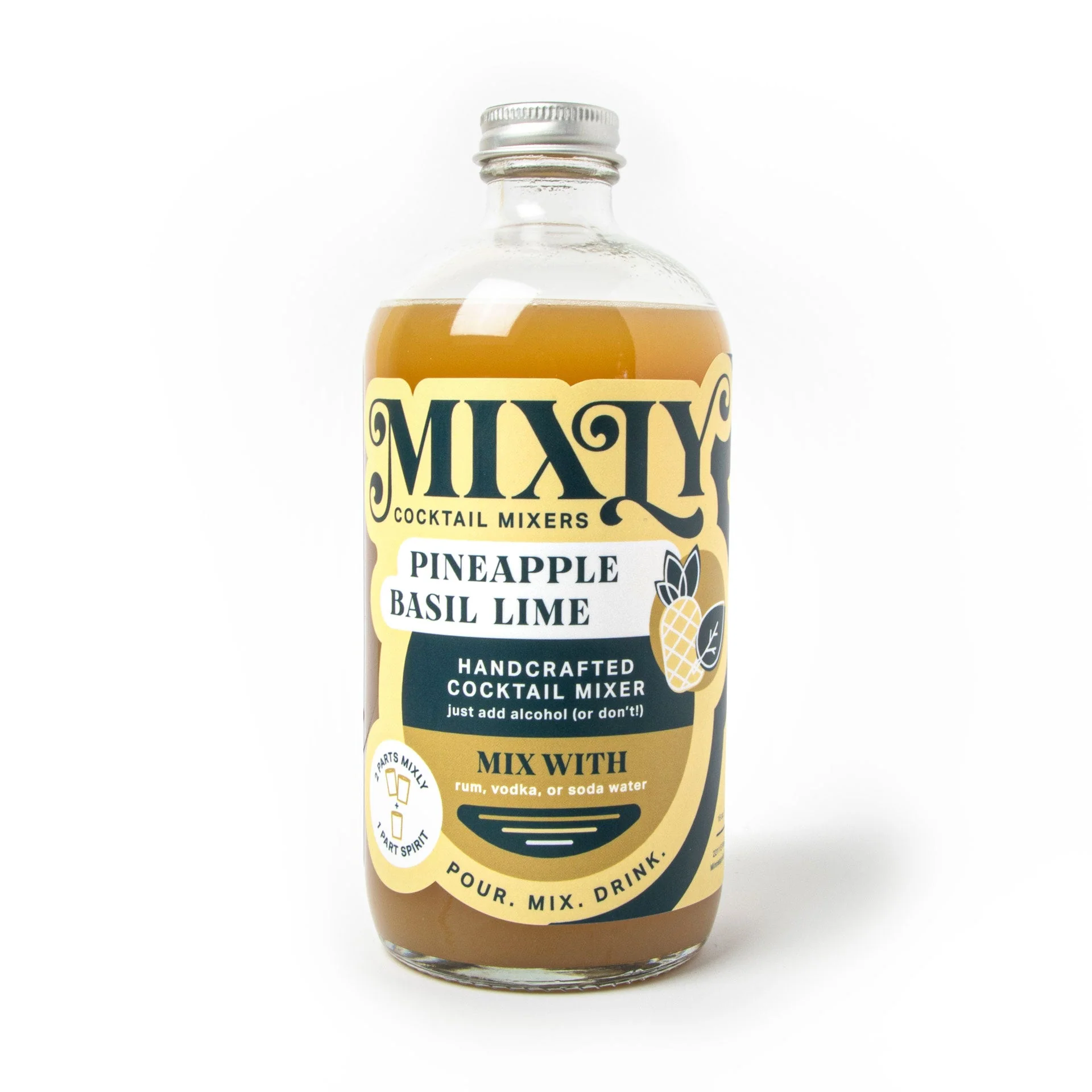 Pineapple Basil Lime - Daiquiri Cocktail & Mocktail Mixer - Image 5
