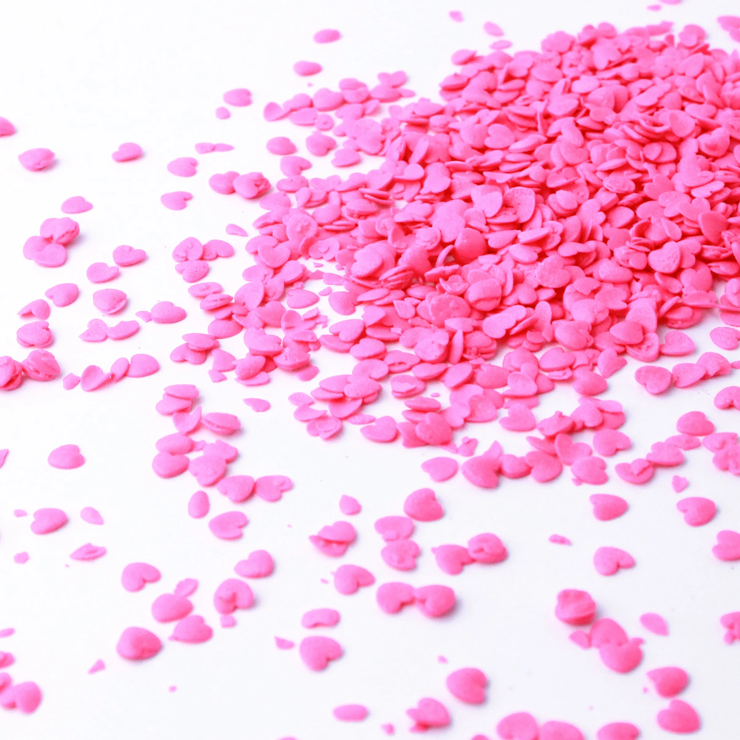 Pink Heart Confetti Sprinkles - Image 2