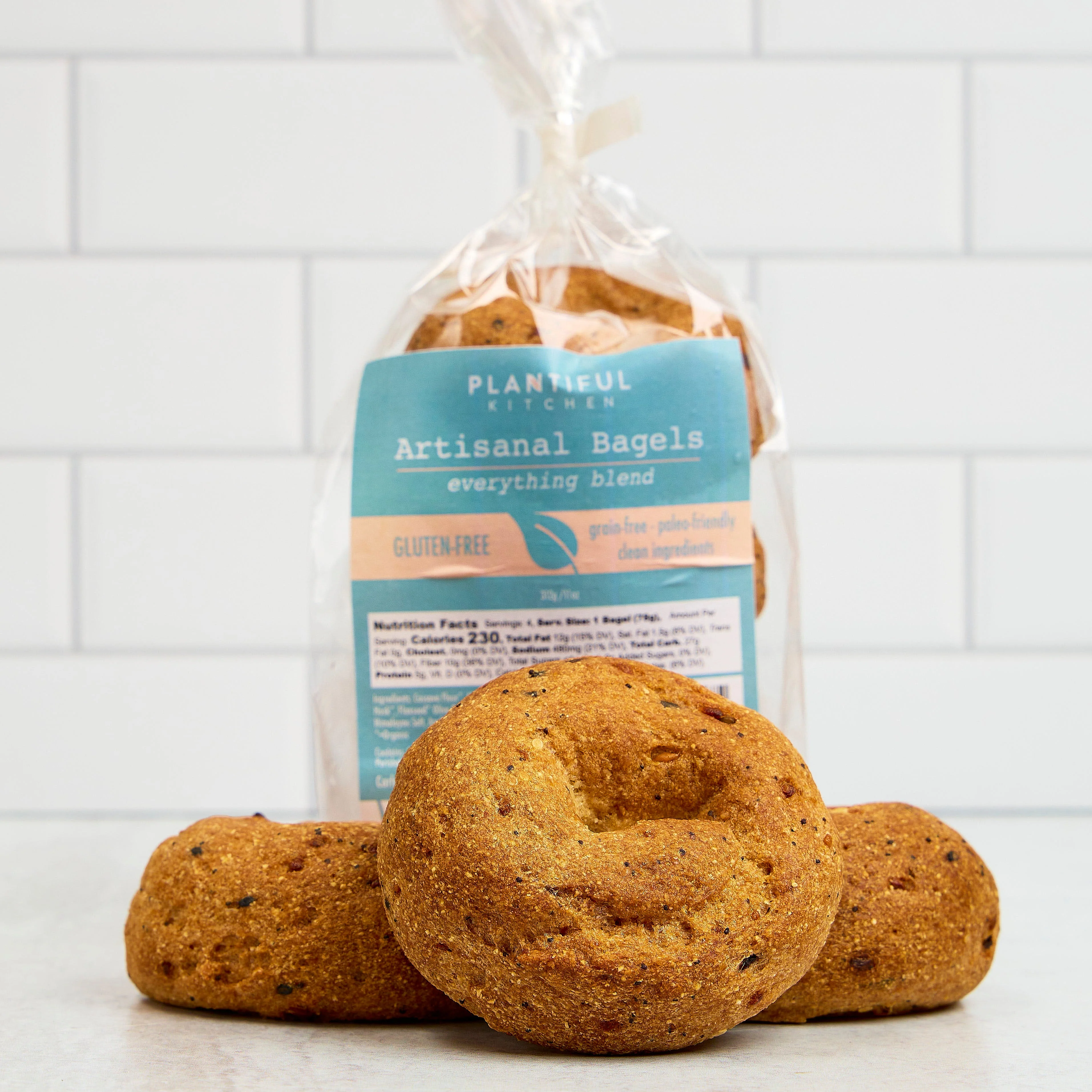Real Simple Bagels | Everything | Gluten Free | 3 x 4-pack - Image 2
