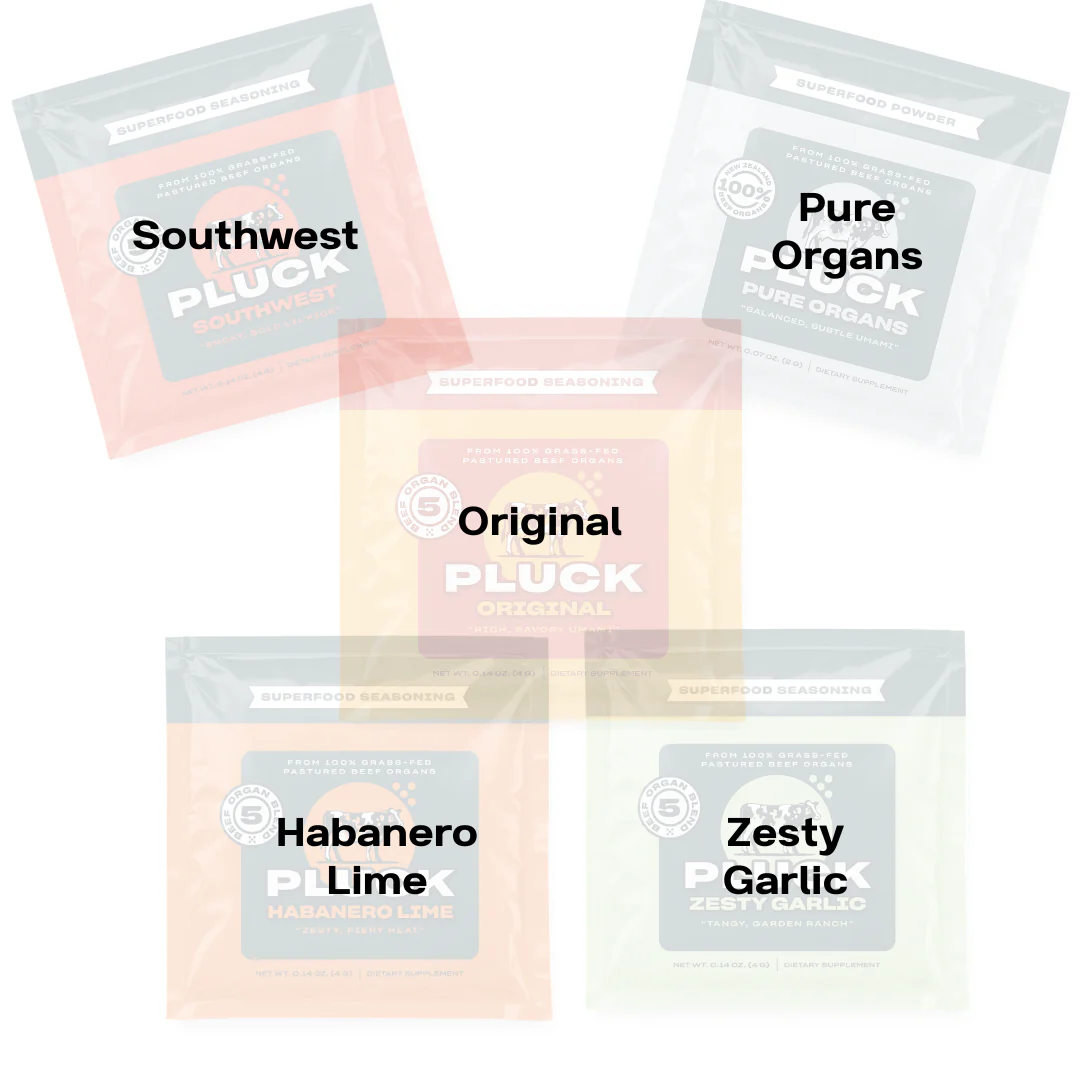 Pluck Sample Pack – Animal-Based Superfood Seasoning Sampler - Image 3