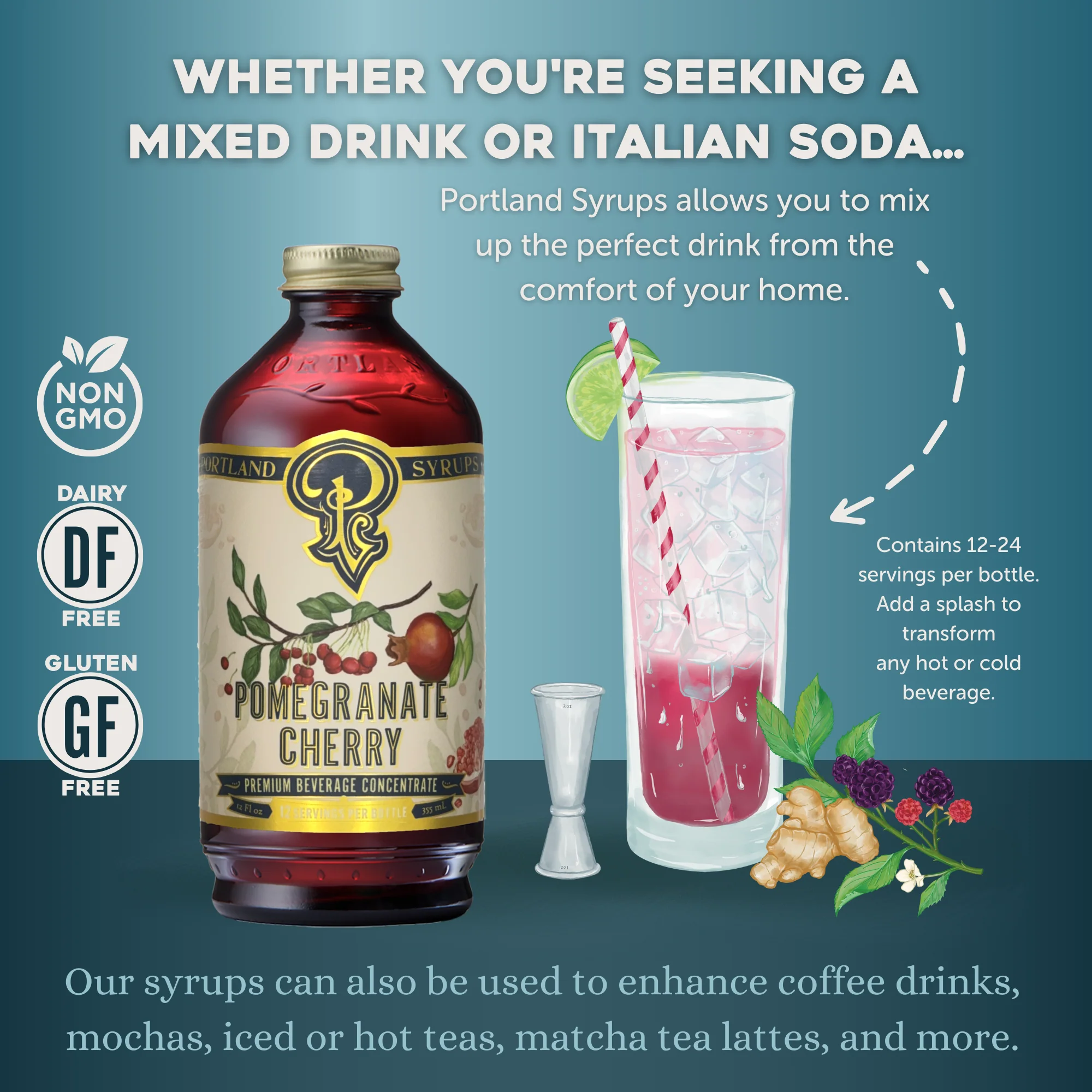 Pomegranate Cherry Syrup - Image 4