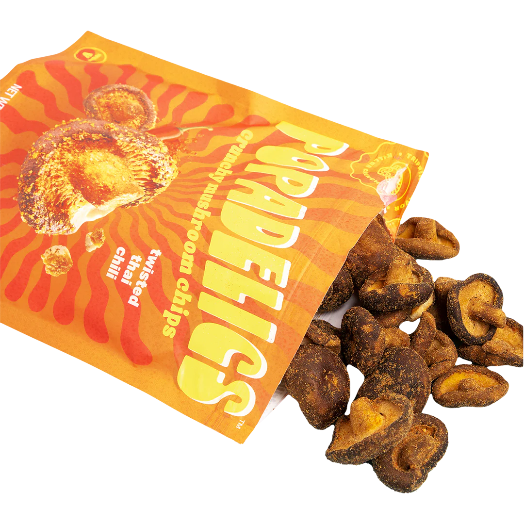 Popadelics Crunchy Mushroom Chips - Variety Pack - Image 4