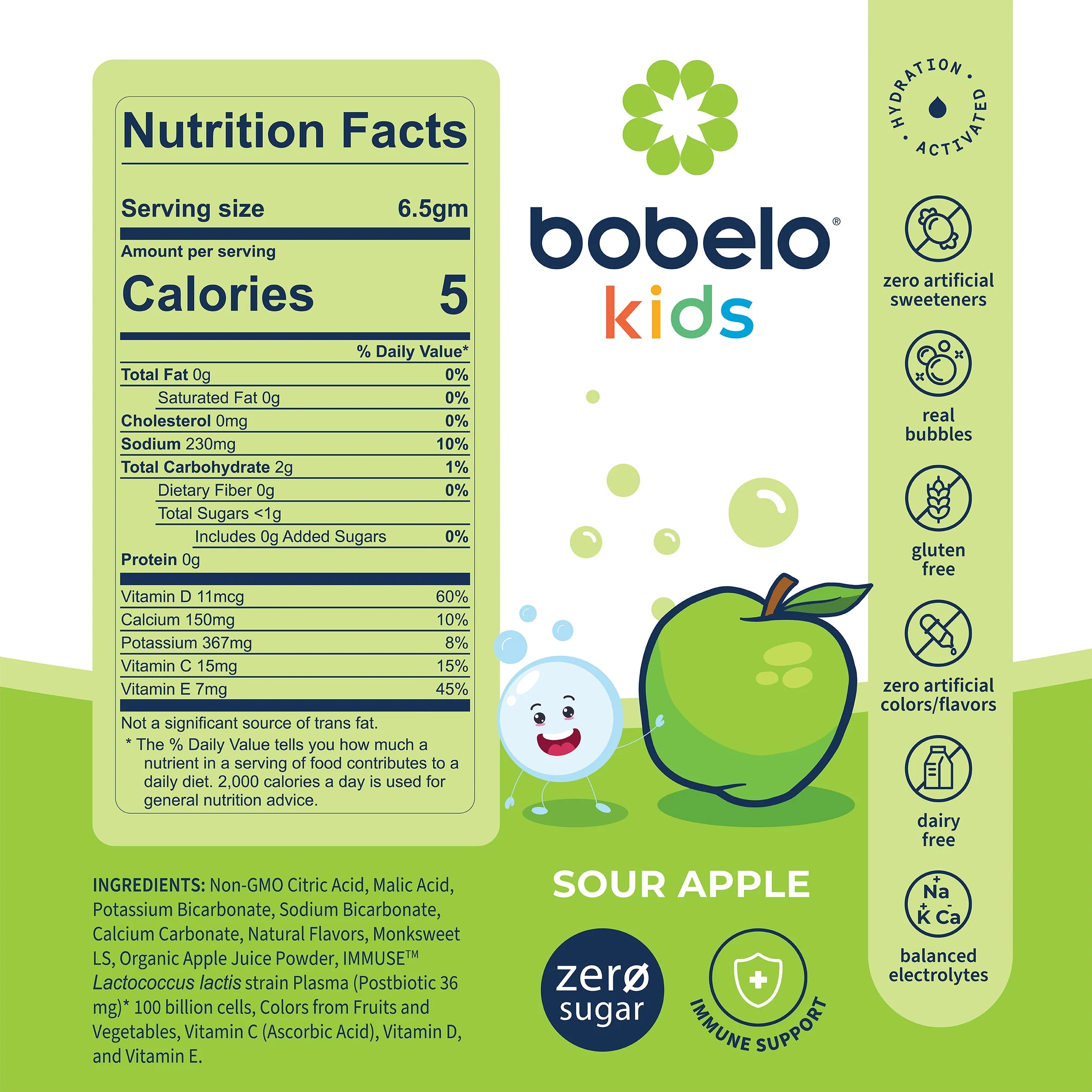 Postbiotic Immunity (Kids) Sour Apple - Image 4