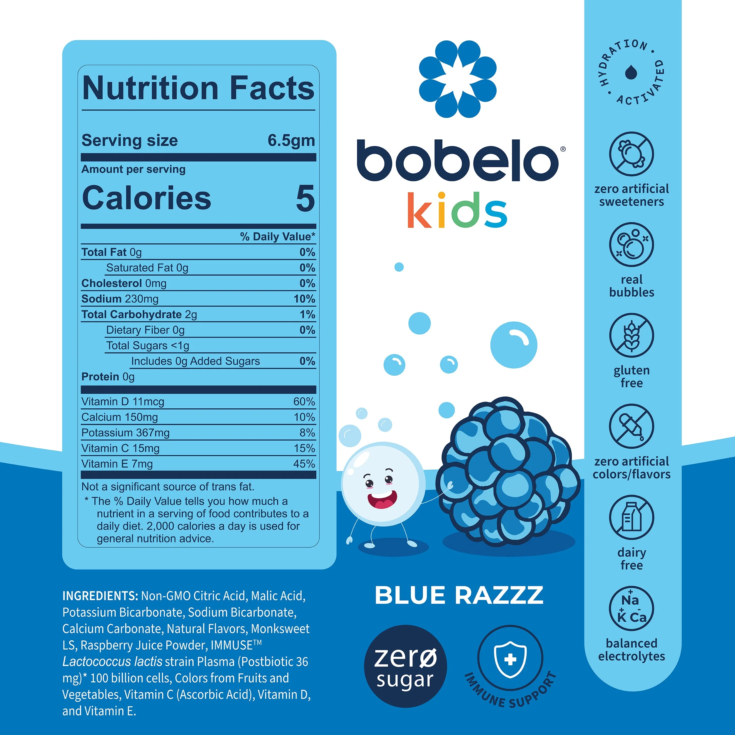 Postbiotic (Kids) Blue Razzz - Image 4