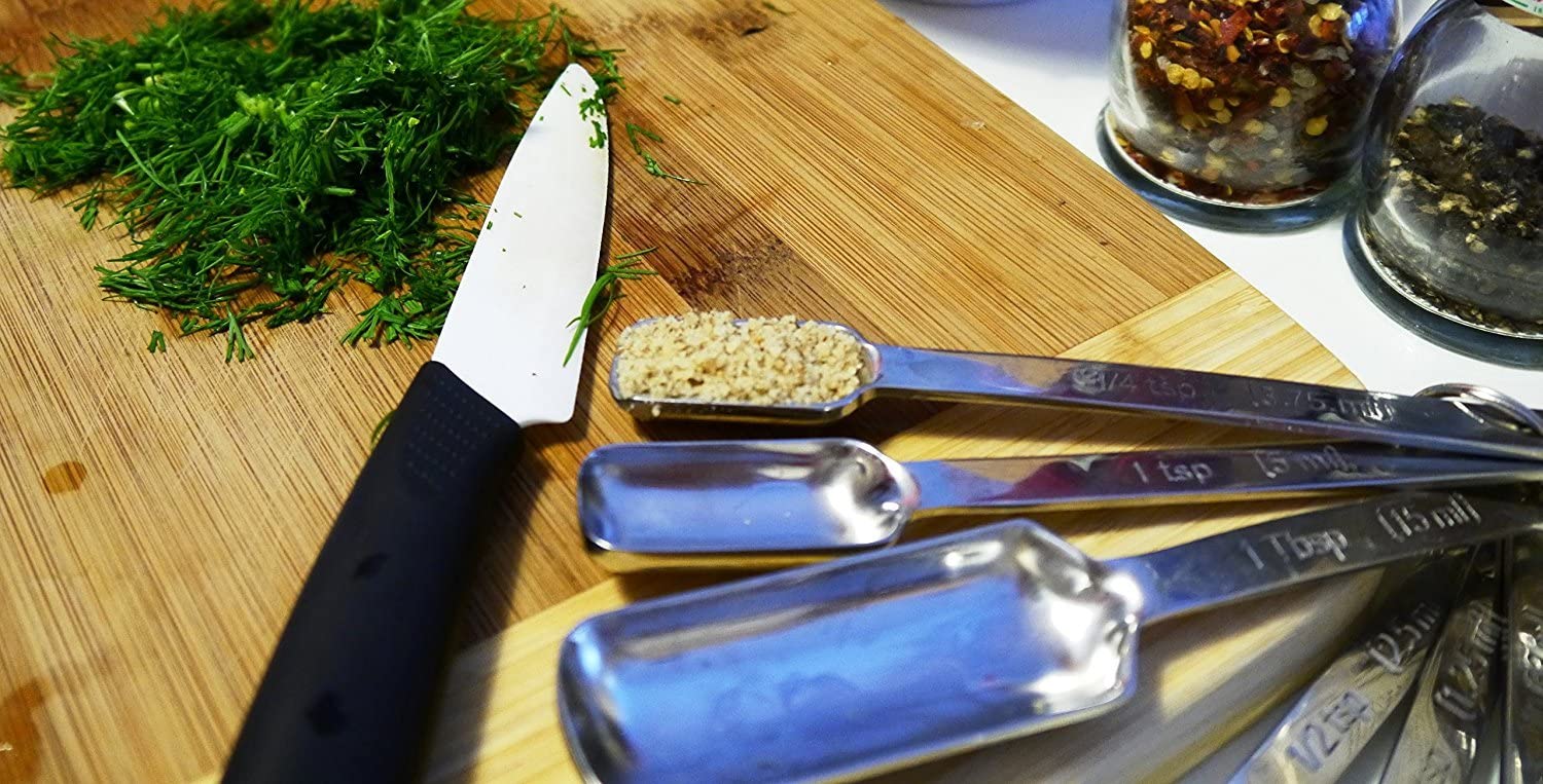 Premium Stainless Steel Measuring Spoons - Set of 6 - Image 4