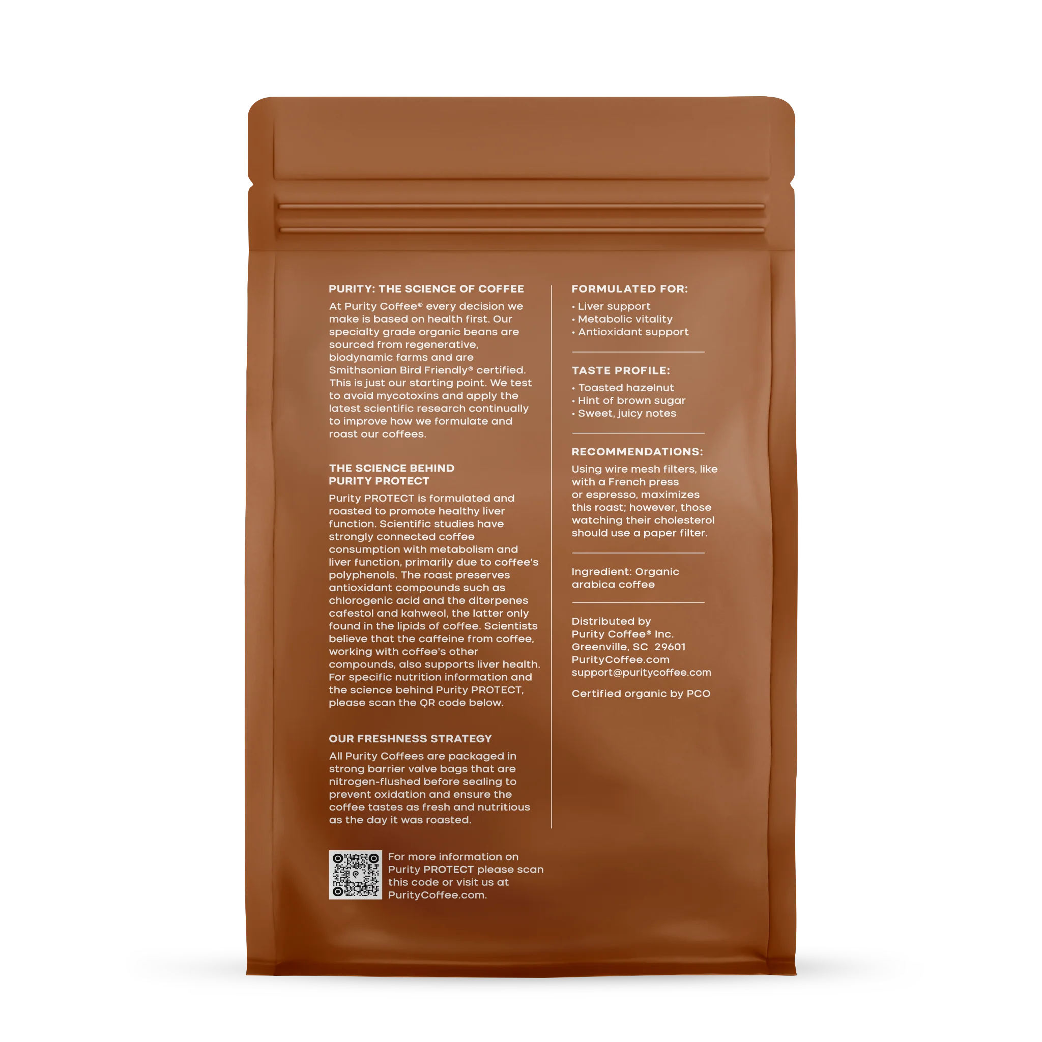 PROTECT: Light-Medium Roast Whole Bean Coffee - Image 3