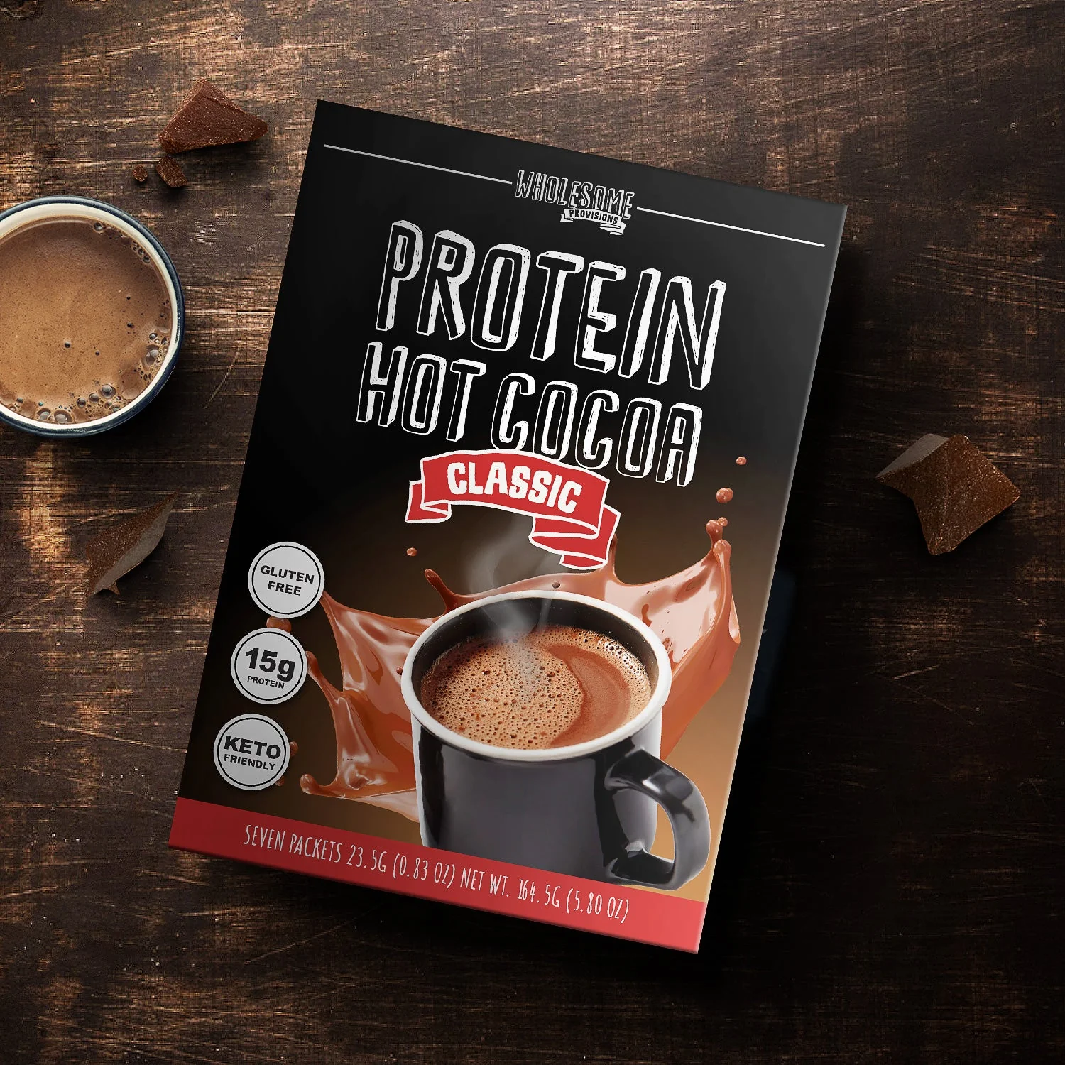 Protein Hot Chocolate - High Protein & Low in Carbs, Keto-Friendly - Image 3