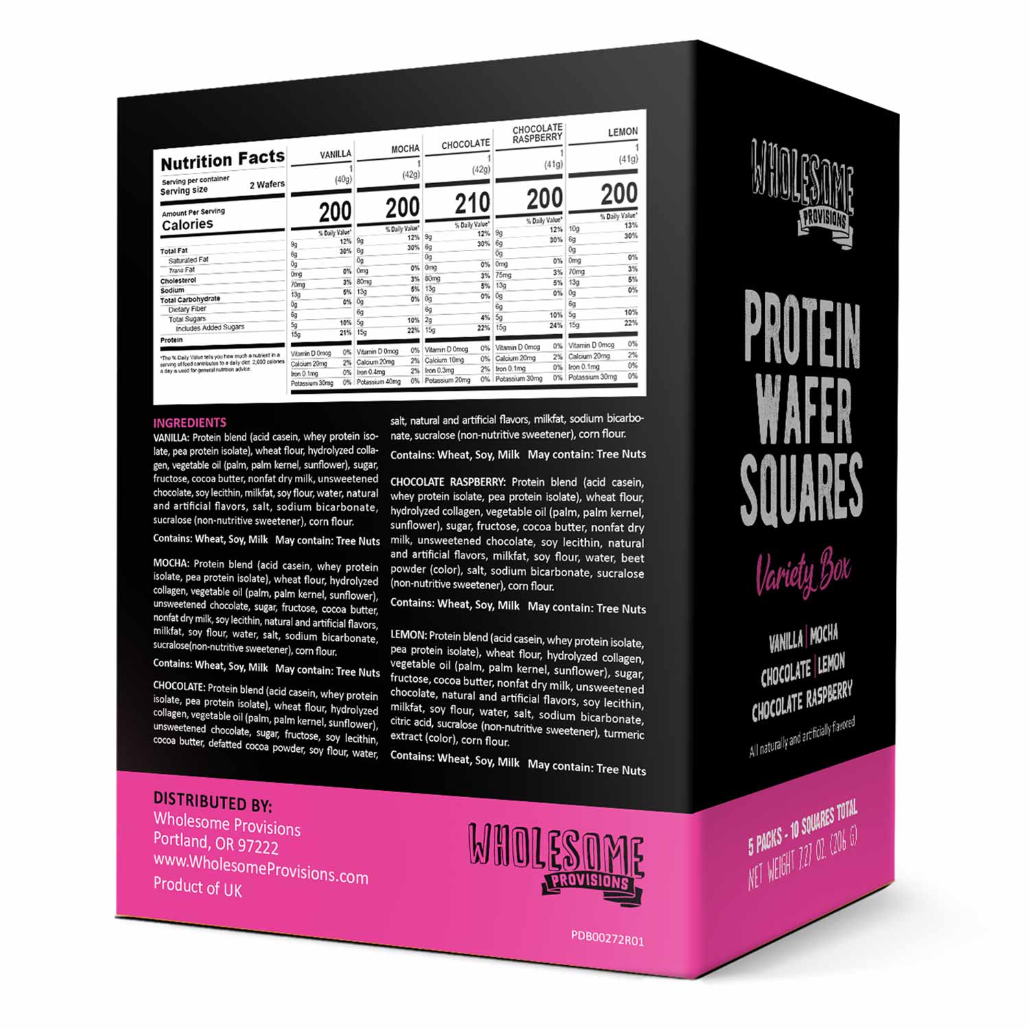 Protein Wafers Squares - 15g Protein, 5 Flavor Variety Pack, Low in Sugar, Light & Crispy - Image 5
