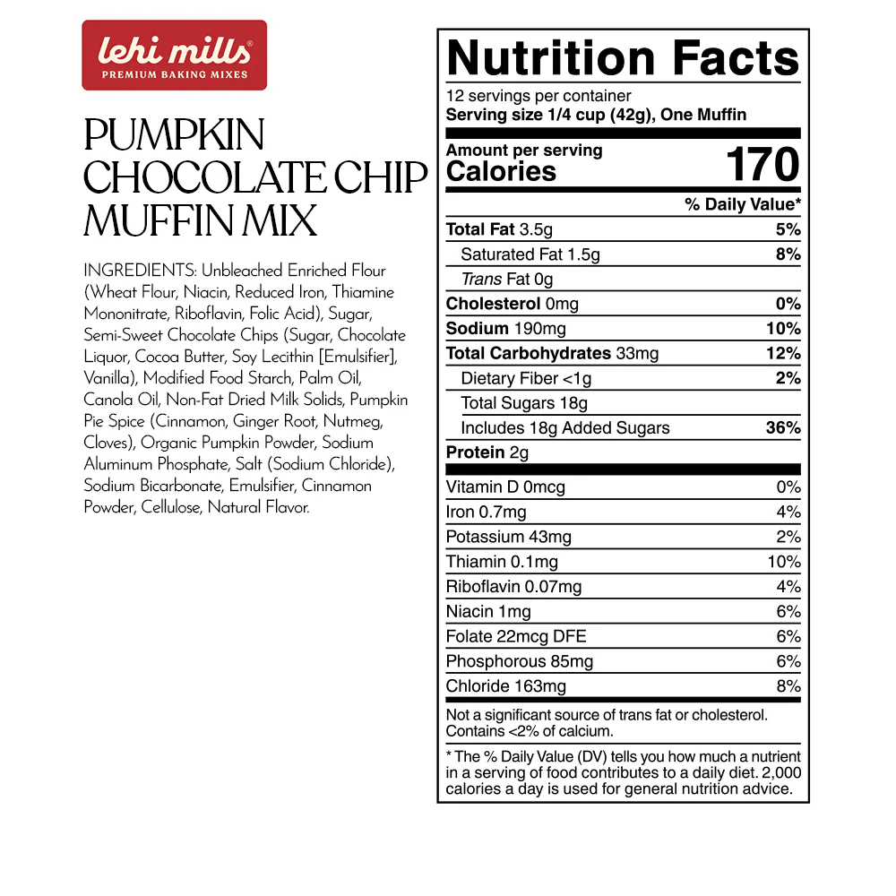 Pumpkin Chocolate Chip Muffin Mix - Image 4