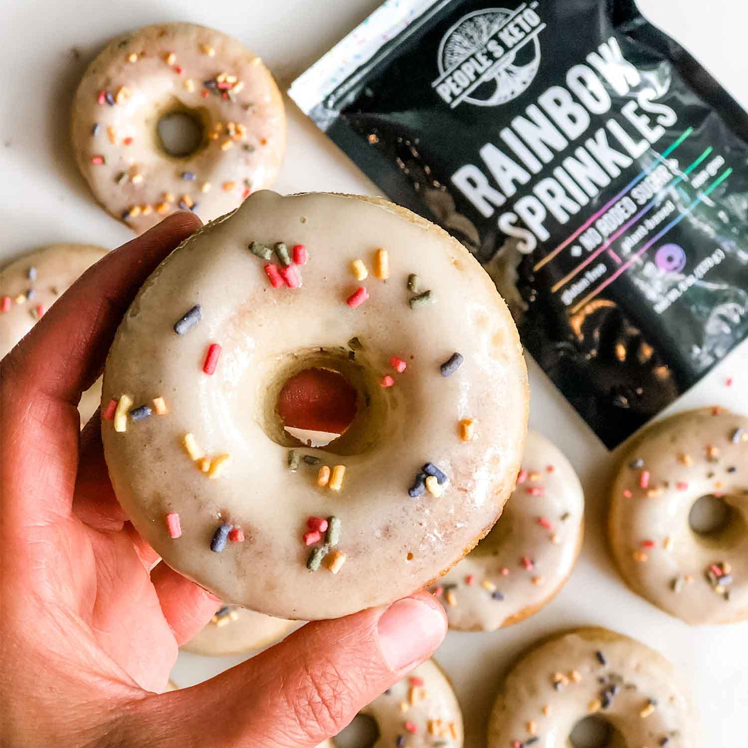 Rainbow Keto Sprinkles, Dye Free, Non-GMO, Plant-Based, No Artificial Coloring, 6 oz. - Image 10