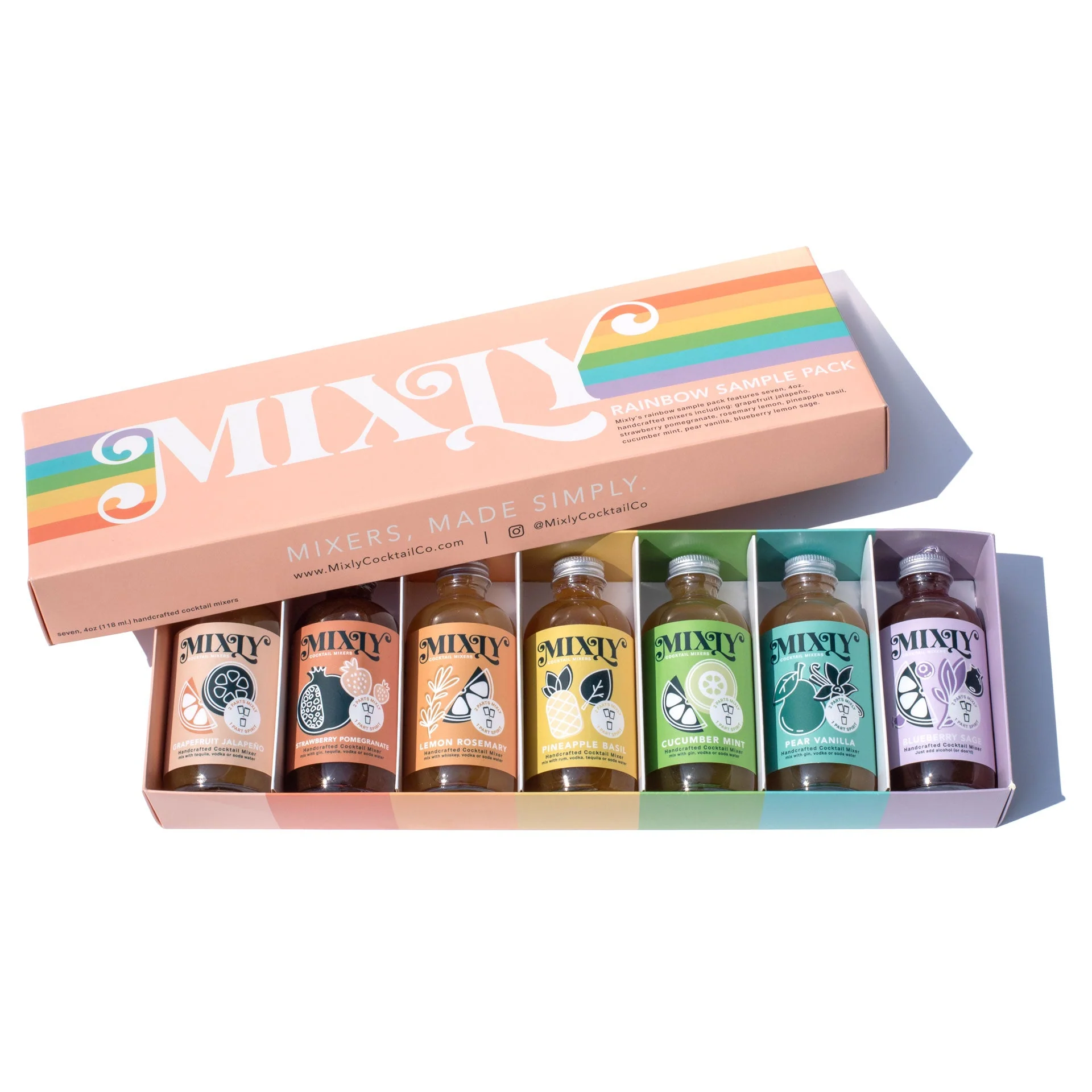 Rainbow Mixer Set and Cocktail Gift Kit - Image 2