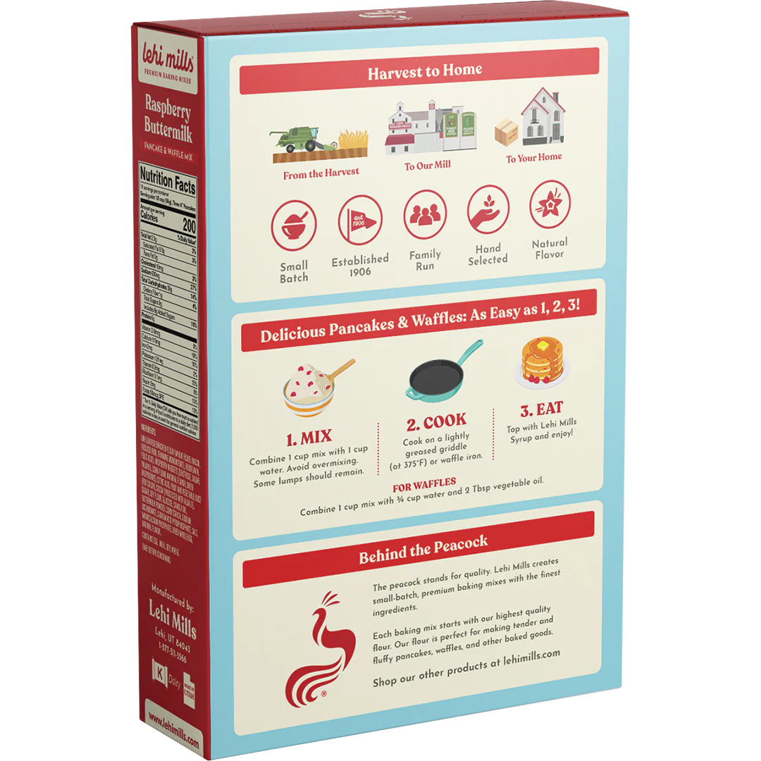 Raspberry Buttermilk Pancake & Waffle Mix - Image 4