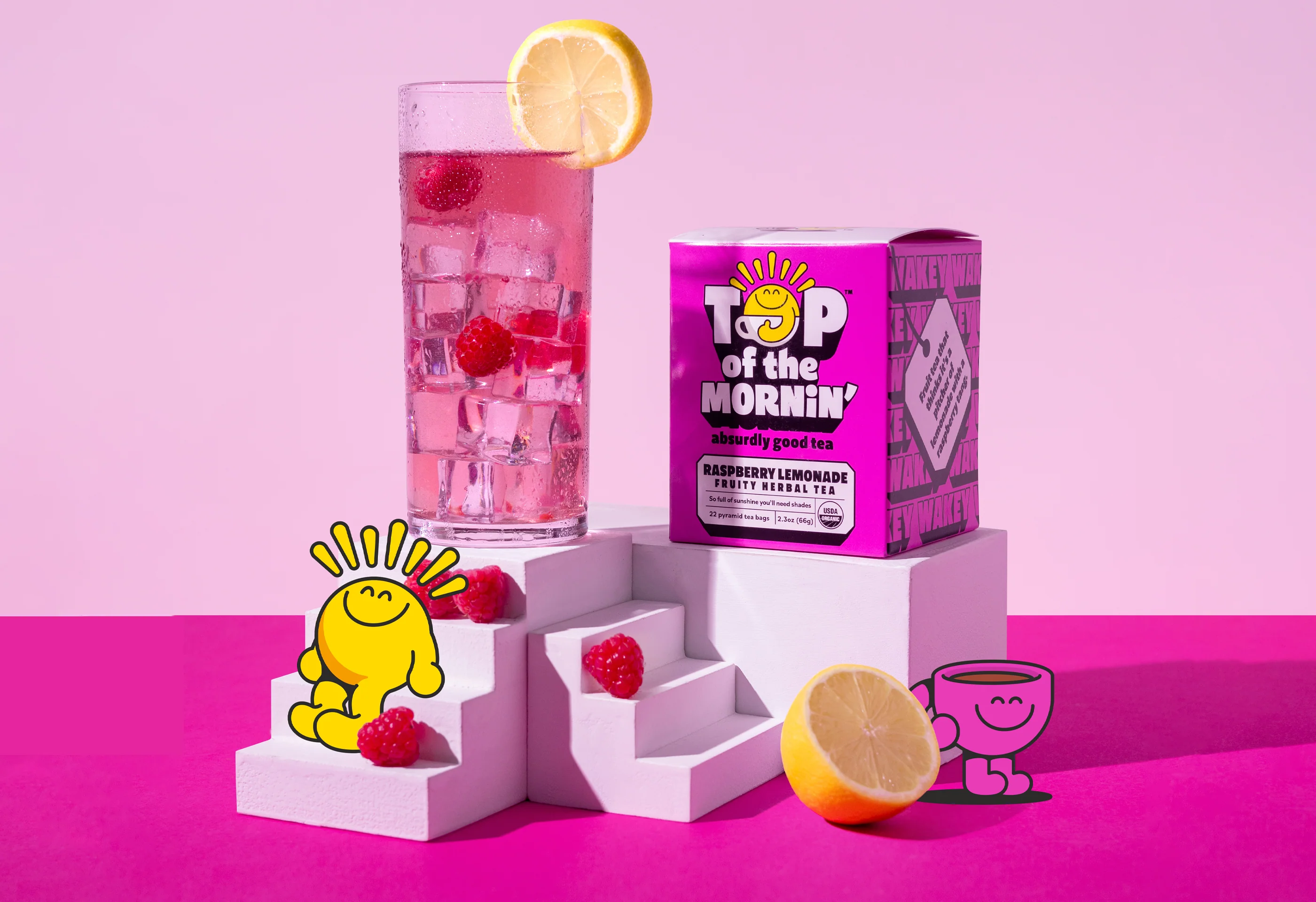 Raspberry Lemonade Fruity Herbal Tea - Image 3