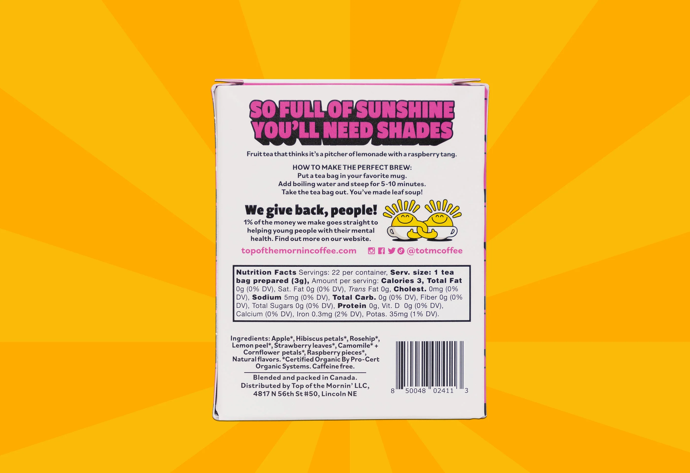 Raspberry Lemonade Fruity Herbal Tea - Image 5