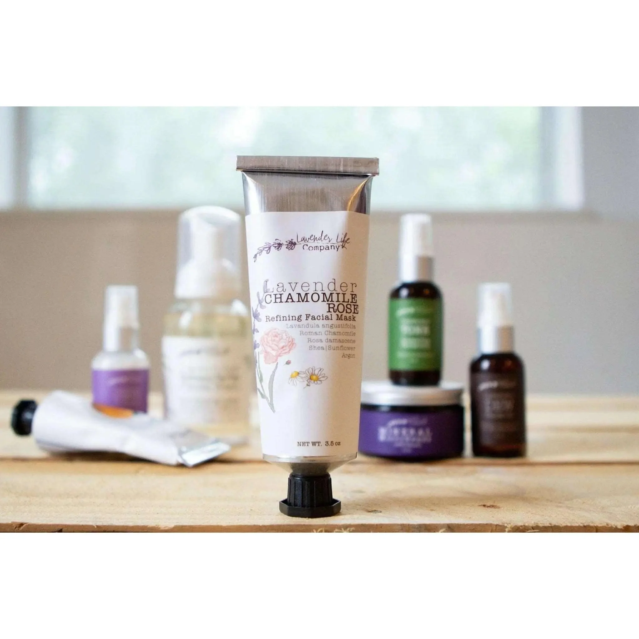 Refining Facial Mask with Lavender, Chamomile & Rose - Image 2