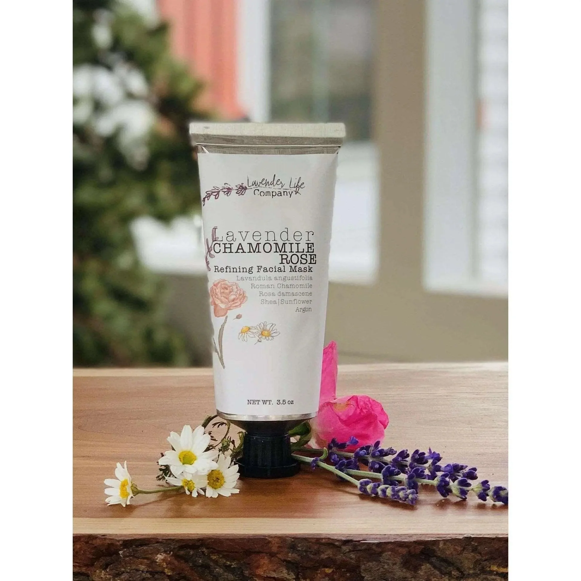Refining Facial Mask with Lavender, Chamomile & Rose - Image 3