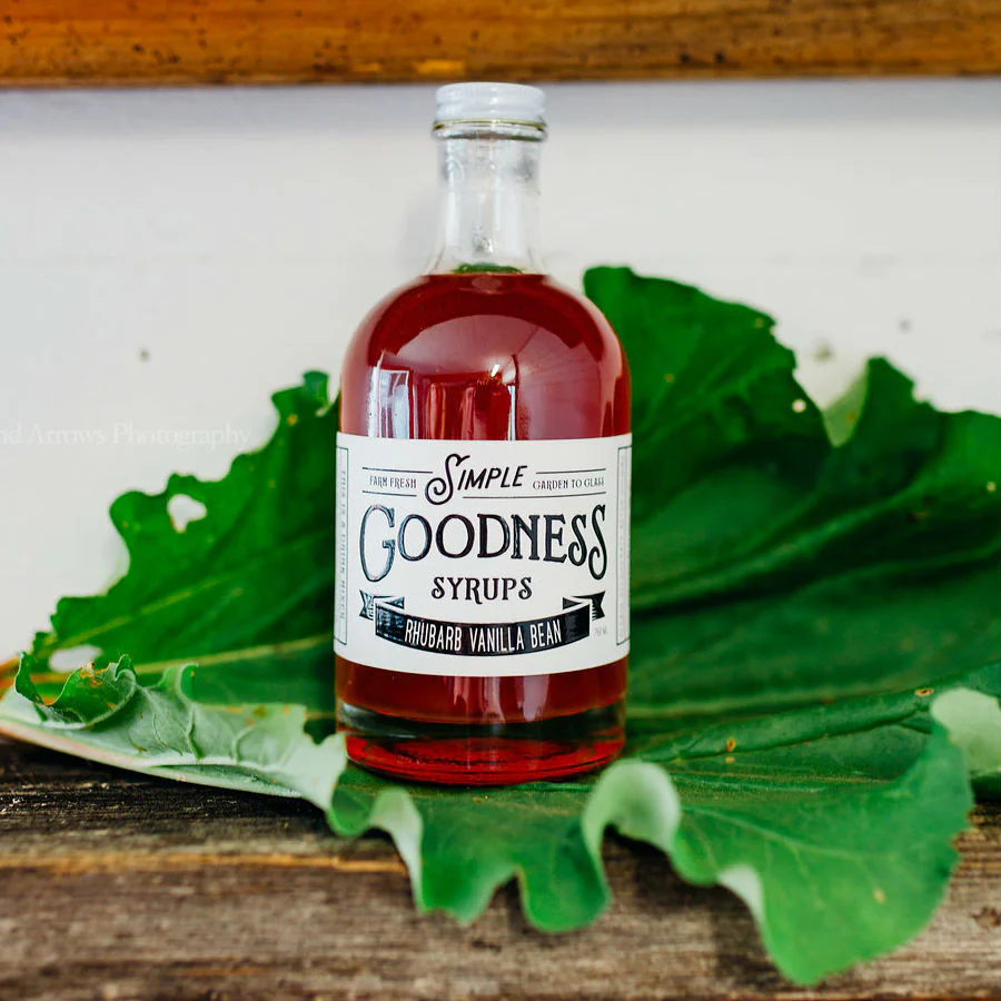 Rhubarb Vanilla Bean Syrup - Image 2