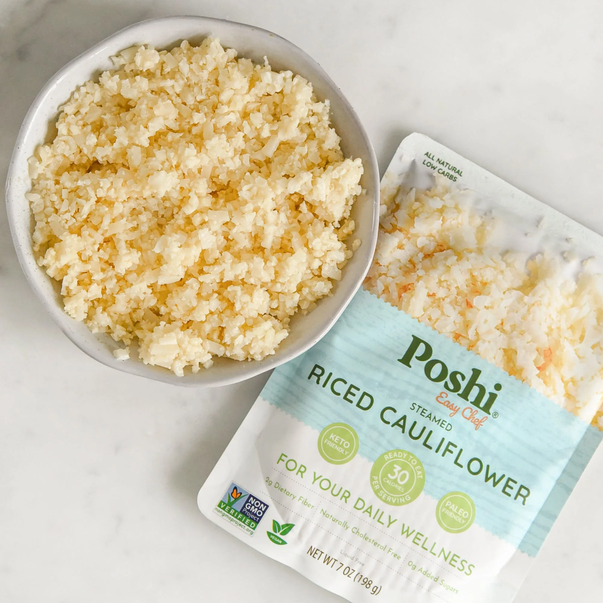 Riced Cauliflower | Easy Chef - 10 Pack (7 OZ/Pouch) - Image 2