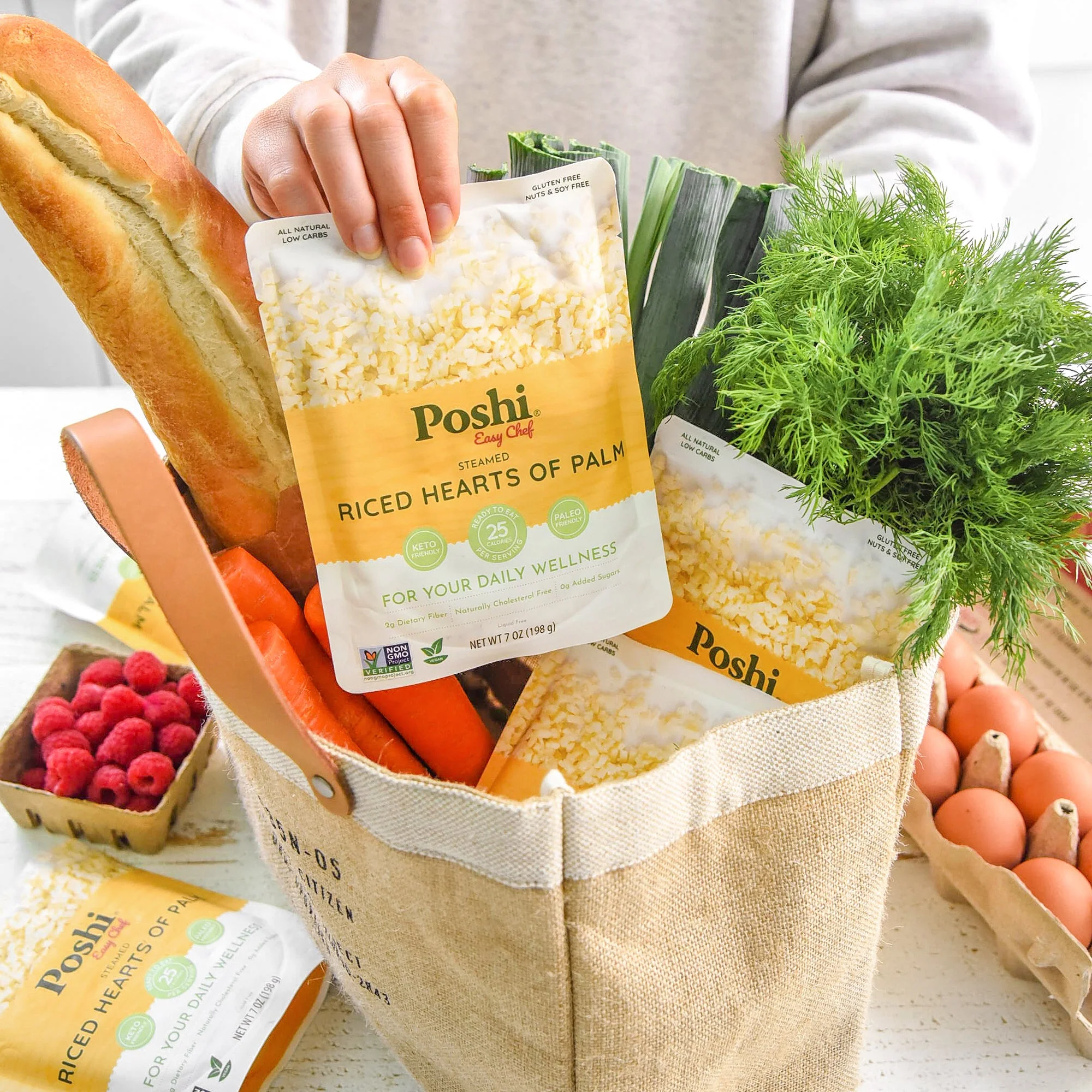 Riced Hearts of Palm | Easy Chef - 10 Pack (7 OZ/Pouch) - Image 6
