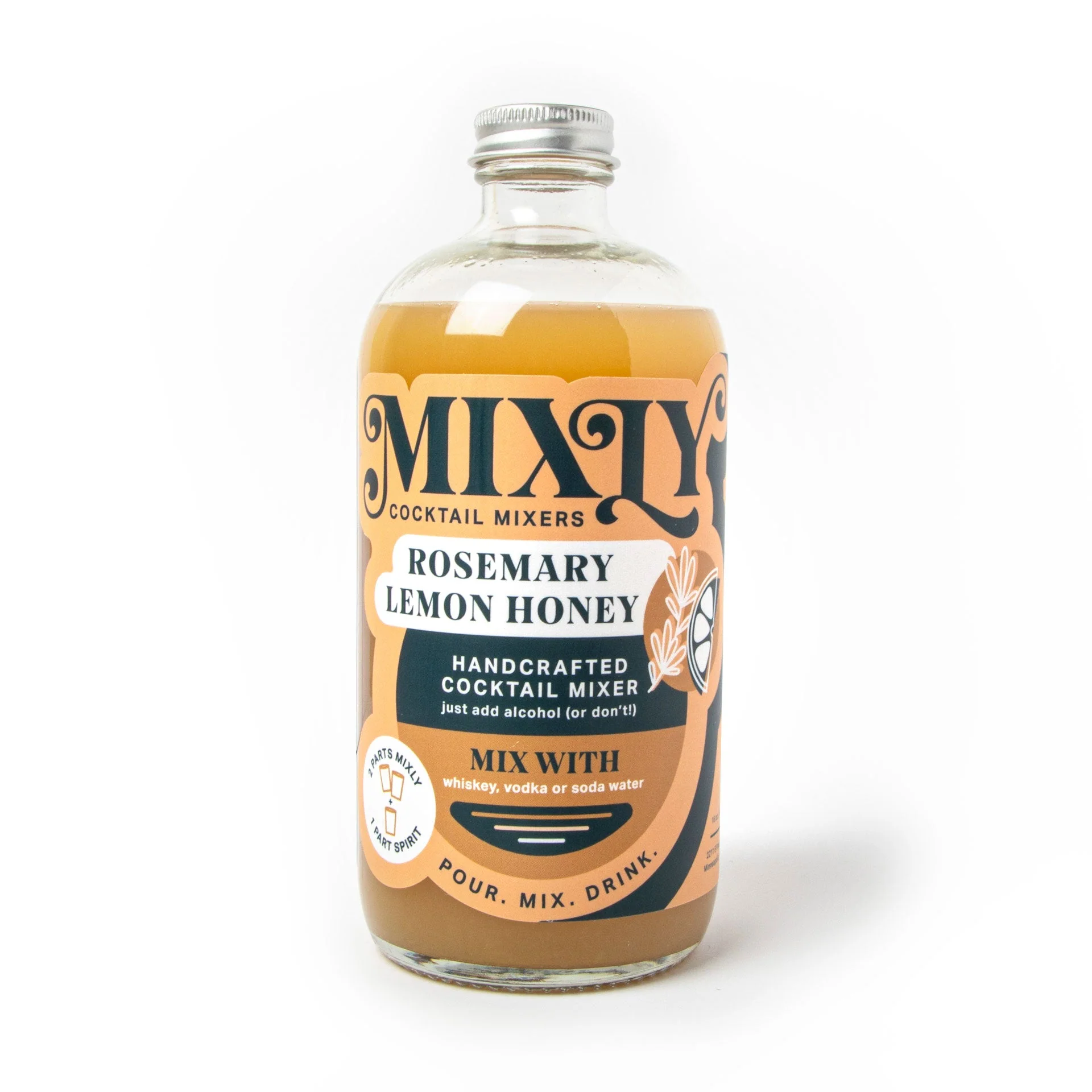 Rosemary Lemon Honey - Whiskey Sour, Hot Toddy Cocktail & Mocktail Mixer - Image 6